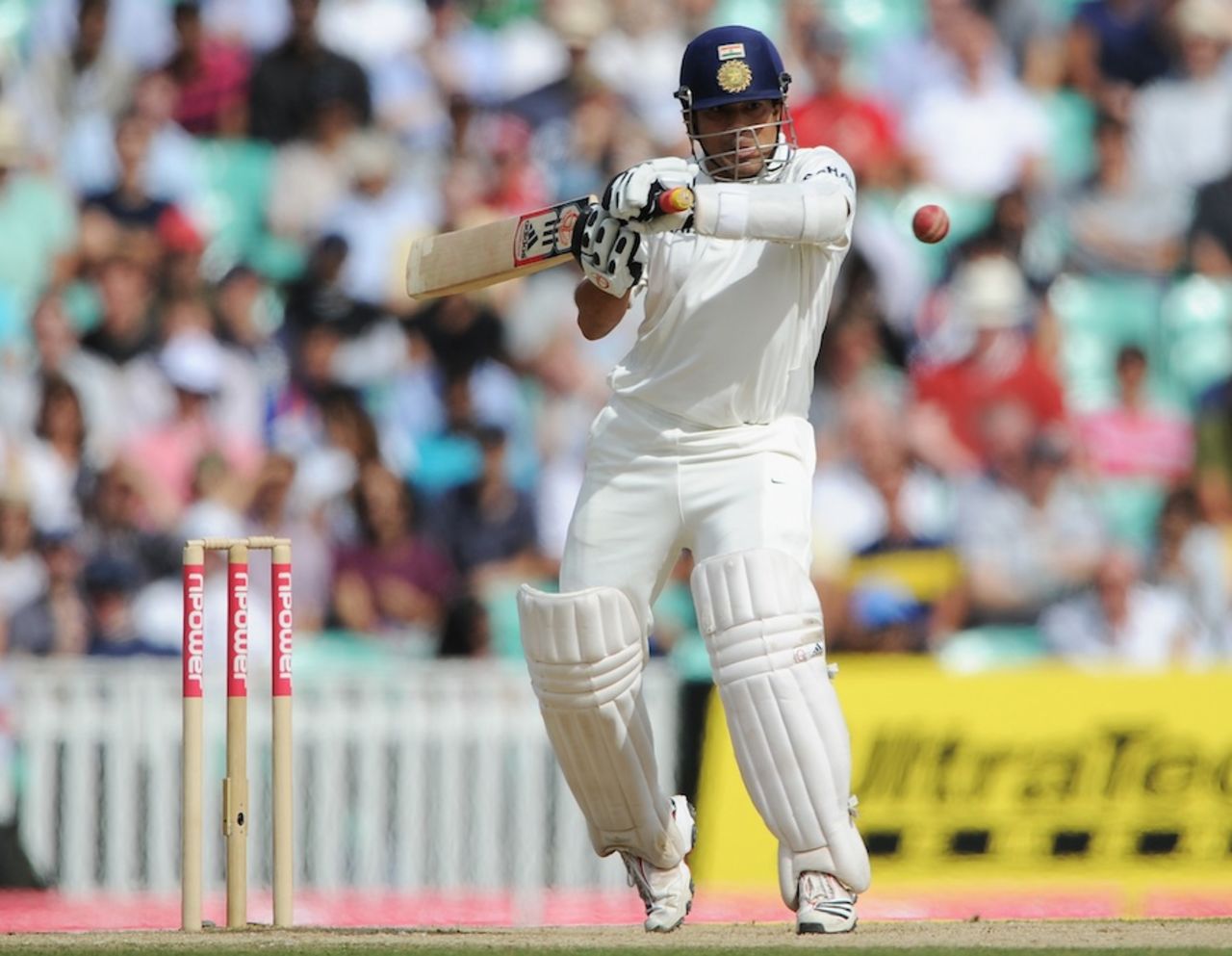 Sachin Tendulkar prepares to upper cut, England v India, 4th Test, The Oval, 5th day, August 22, 2011