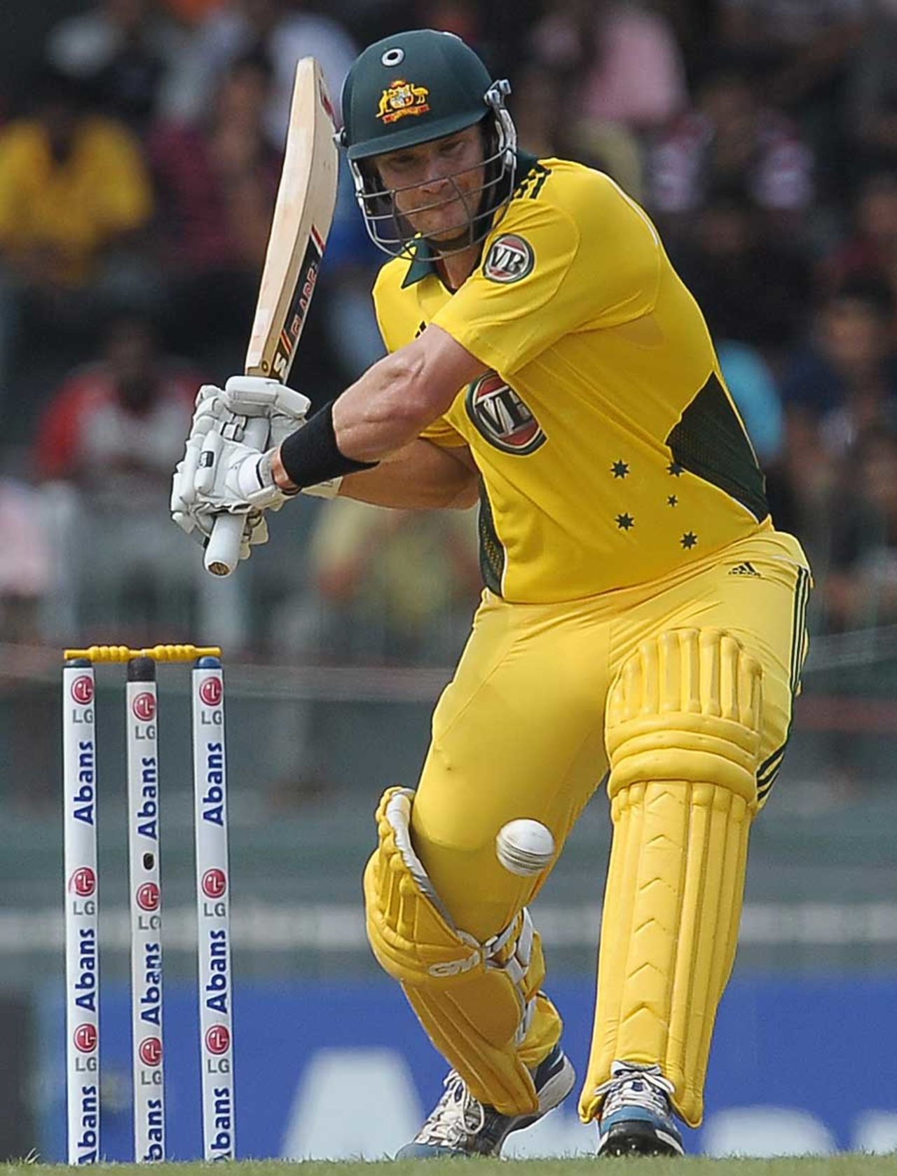 Shane Watson made a steady half-century, Sri Lanka v Australia, 5th ODI, Colombo, August 22, 2011
