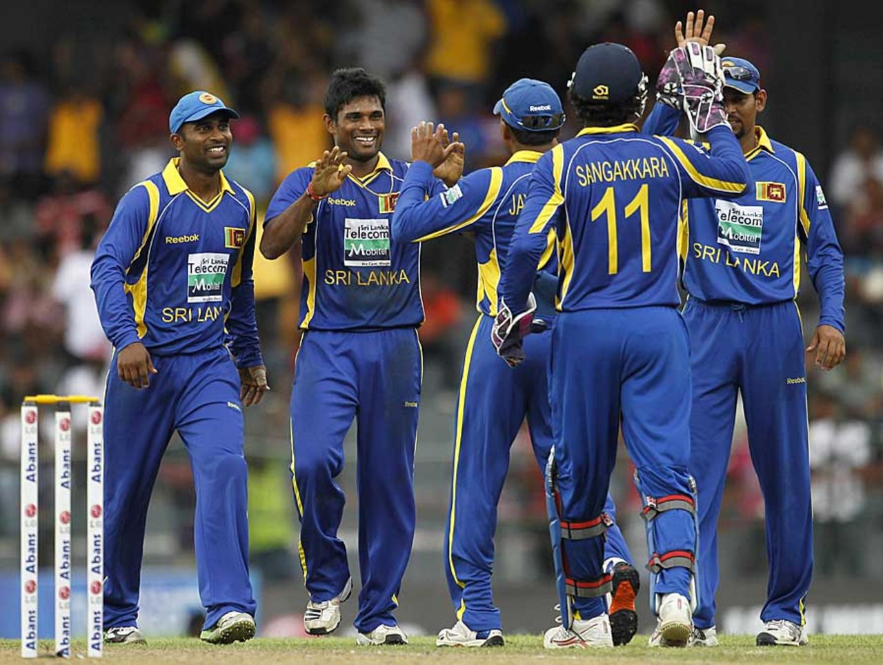 Seekkuge Prasanna got rid of Michael Hussey, Sri Lanka v Australia, 5th ODI, Colombo, August 22, 2011