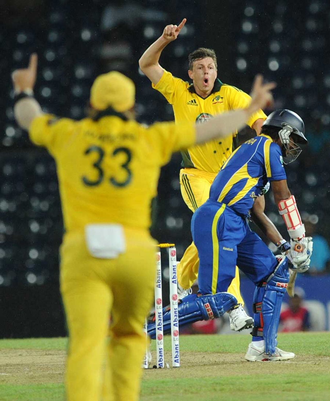 James Pattinson rocked Sri Lanka with a couple of early wickets, Sri Lanka v Australia, 5th ODI, Colombo, August 22, 2011
