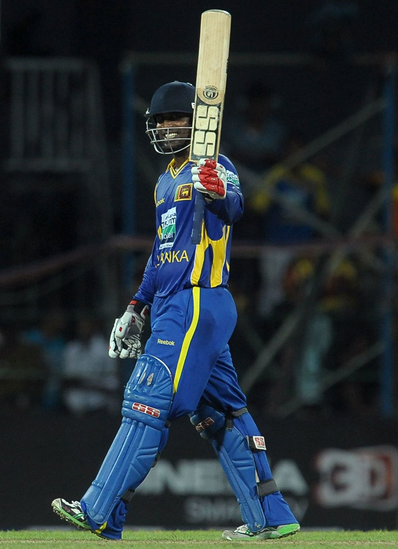 Chamara Silva got to a fifty off 51 balls, Sri Lanka v Australia, 5th ODI, Colombo, August 22, 2011