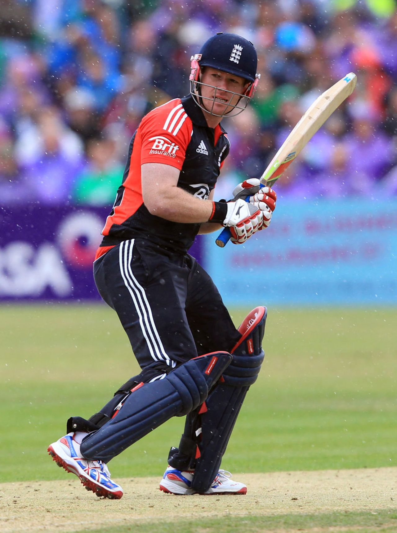 Eoin Morgan made his England captaincy debut against his former countrymen, Ireland v England, only ODI, Clontarf, August 25, 2011