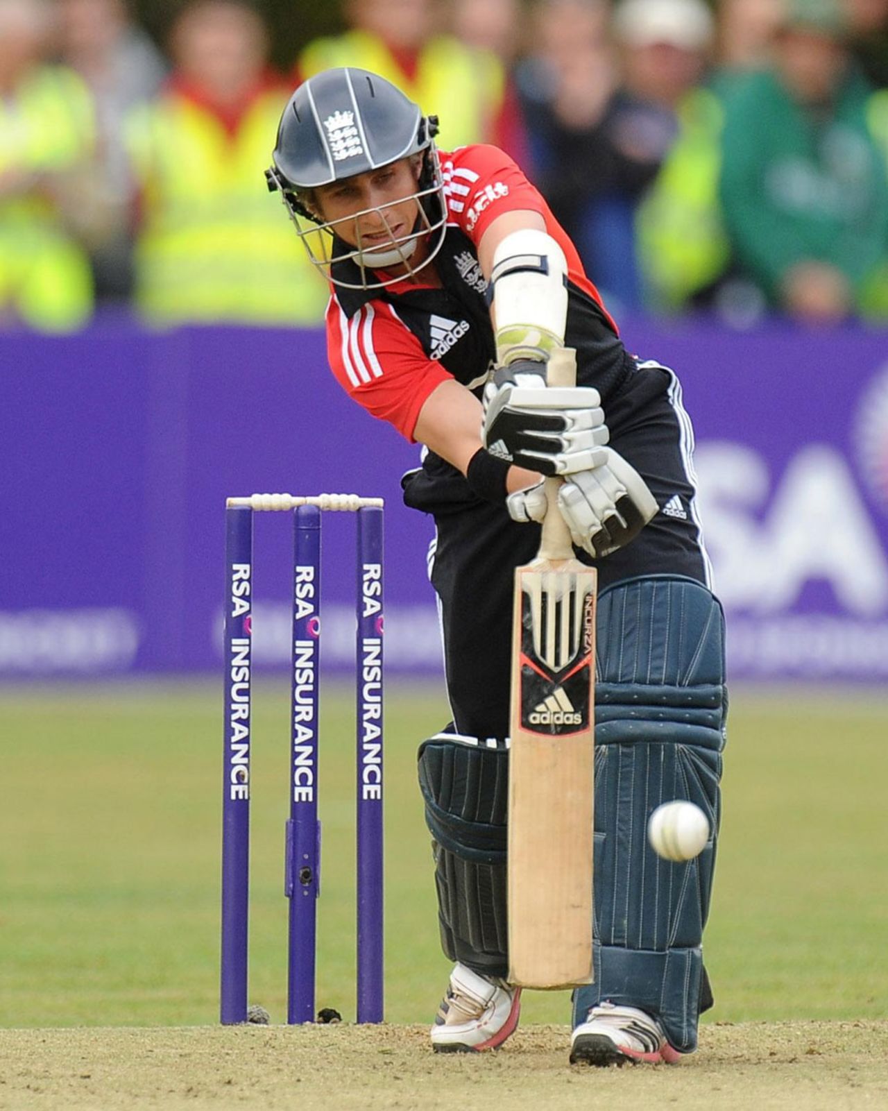 James Taylor made 1 from eight balls on his England debut, Ireland v England, only ODI, Clontarf, August 25, 2011