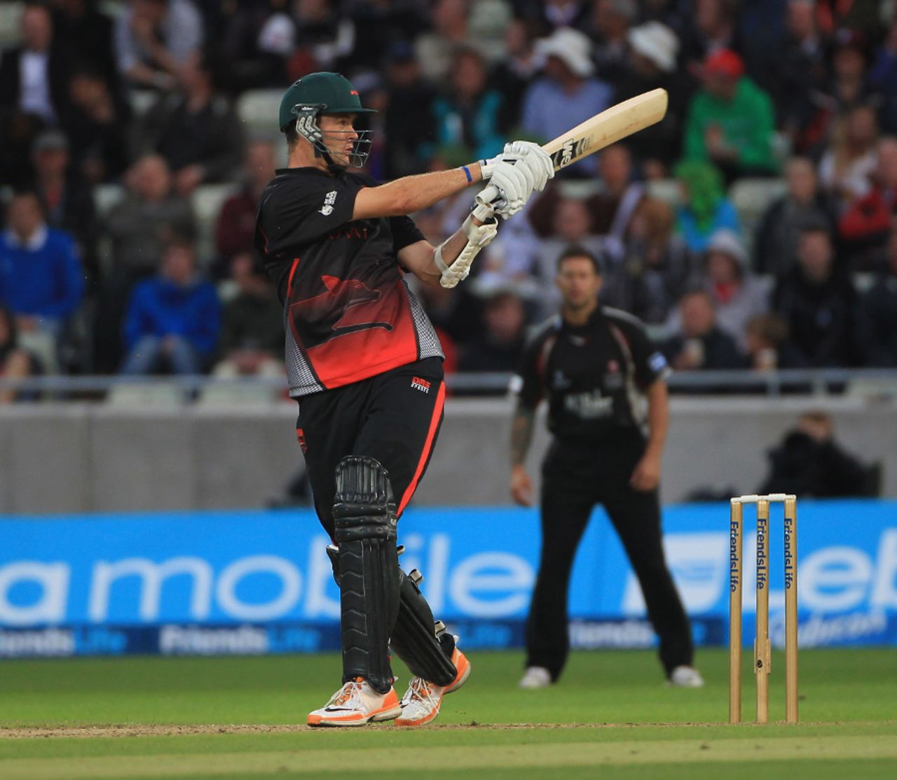 Will Jefferson pulls during his fluent 35, Leicestershire v Somerset, Final, Friends Life t20, Edgbaston, August 27 2011