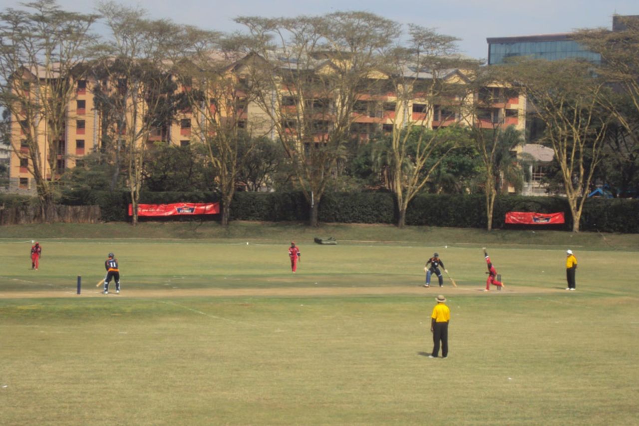 Action from the opening round of the East Africa Cup, Kongonis v Rift Valley Rhinos, Nairobi Gymkhana, August 21, 2011