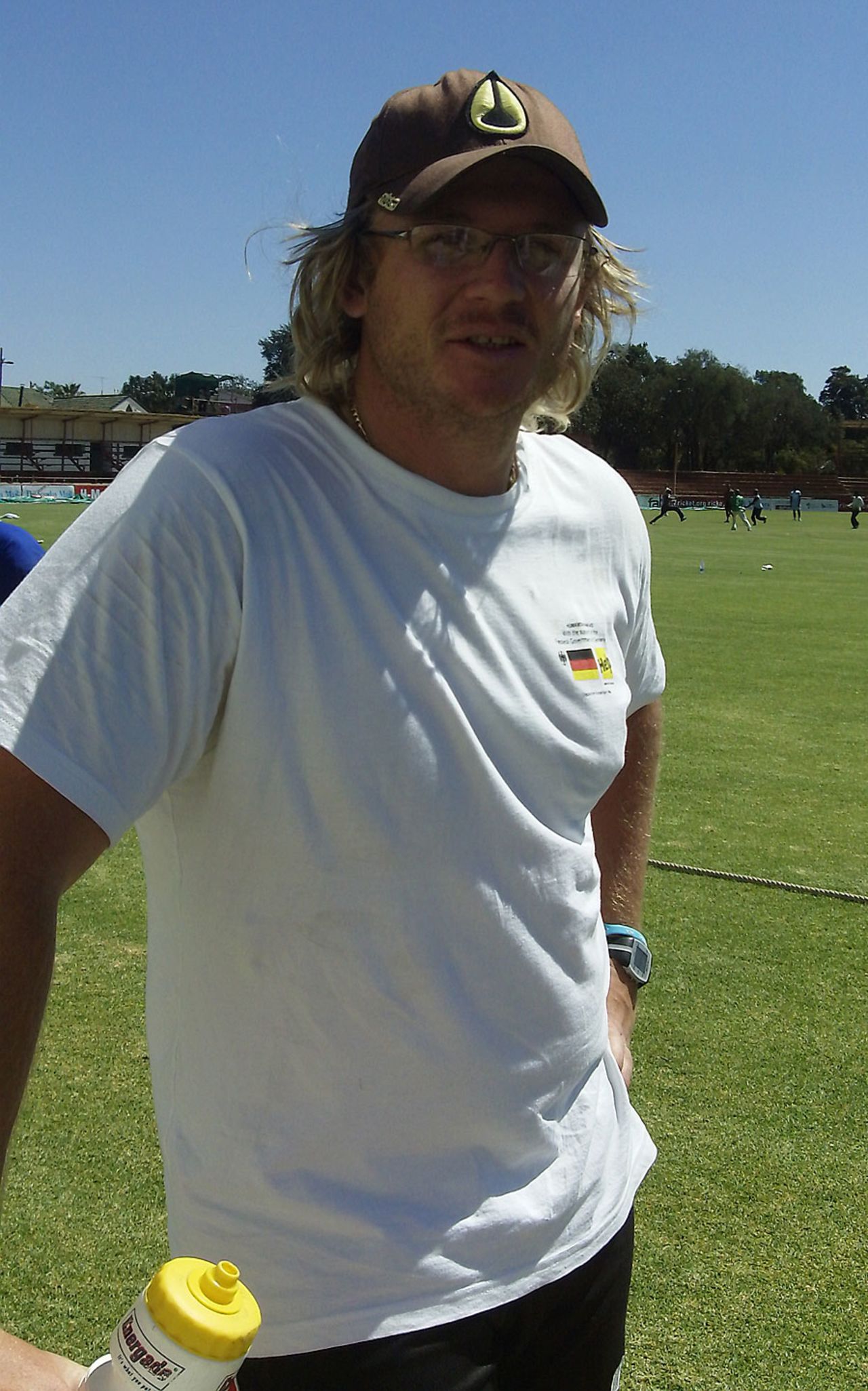 Gavin Ewing at the Queens Sports Club, Bulawayo, September 1, 2011