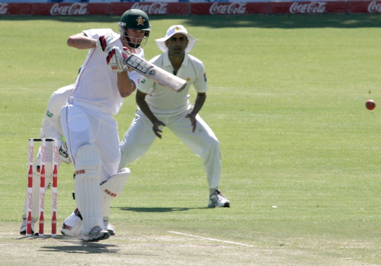 Craig Ervine contributed 49, Zimbabwe v Pakistan, only Test, Bulawayo, 2nd day, September 2, 2011