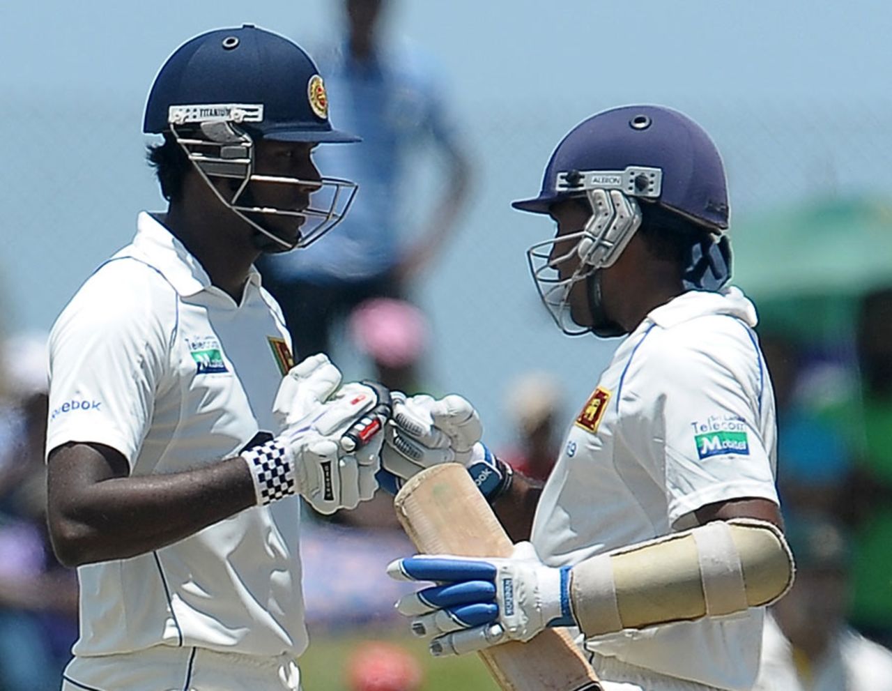 Mahela Jayawardene and Angelo Mathews defied the Australian bowlers , Sri Lanka v Australia, 1st Test, Galle, 4th day, September 3, 2011
