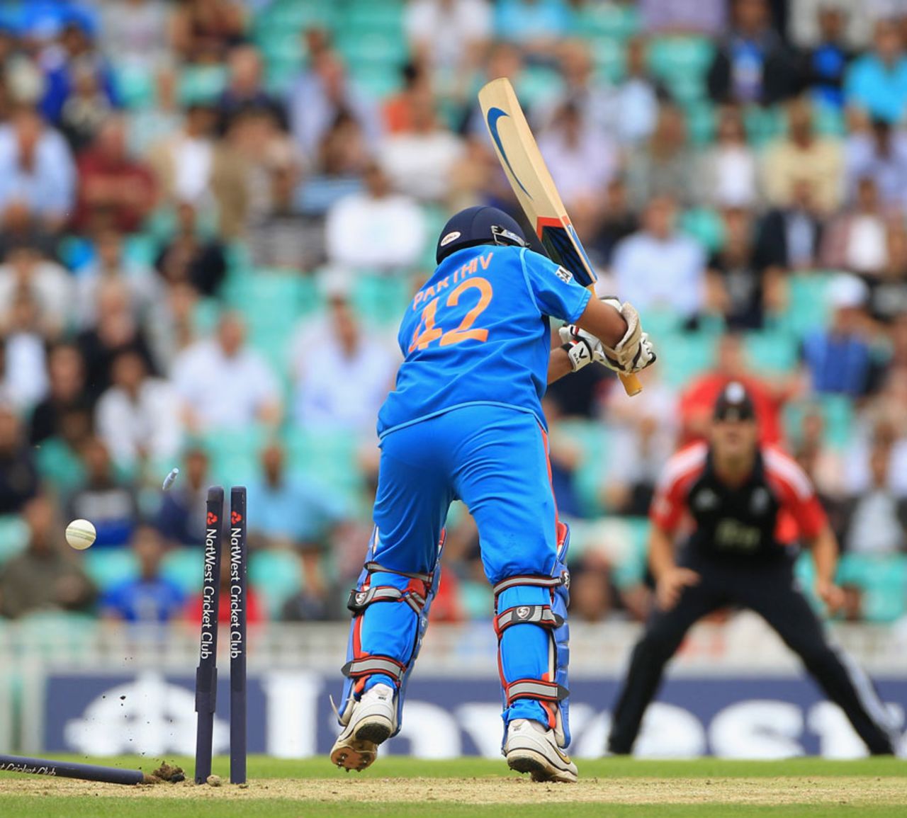 Parthiv Patel could not handle James Anderson at The Oval, England v India, 3rd ODI, The Oval, September 9 2011