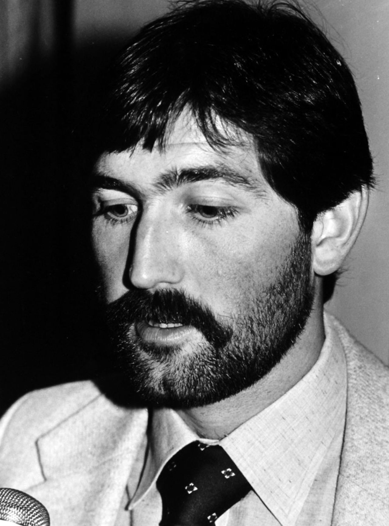 Graham Gooch with a beard, October 1, 1980
