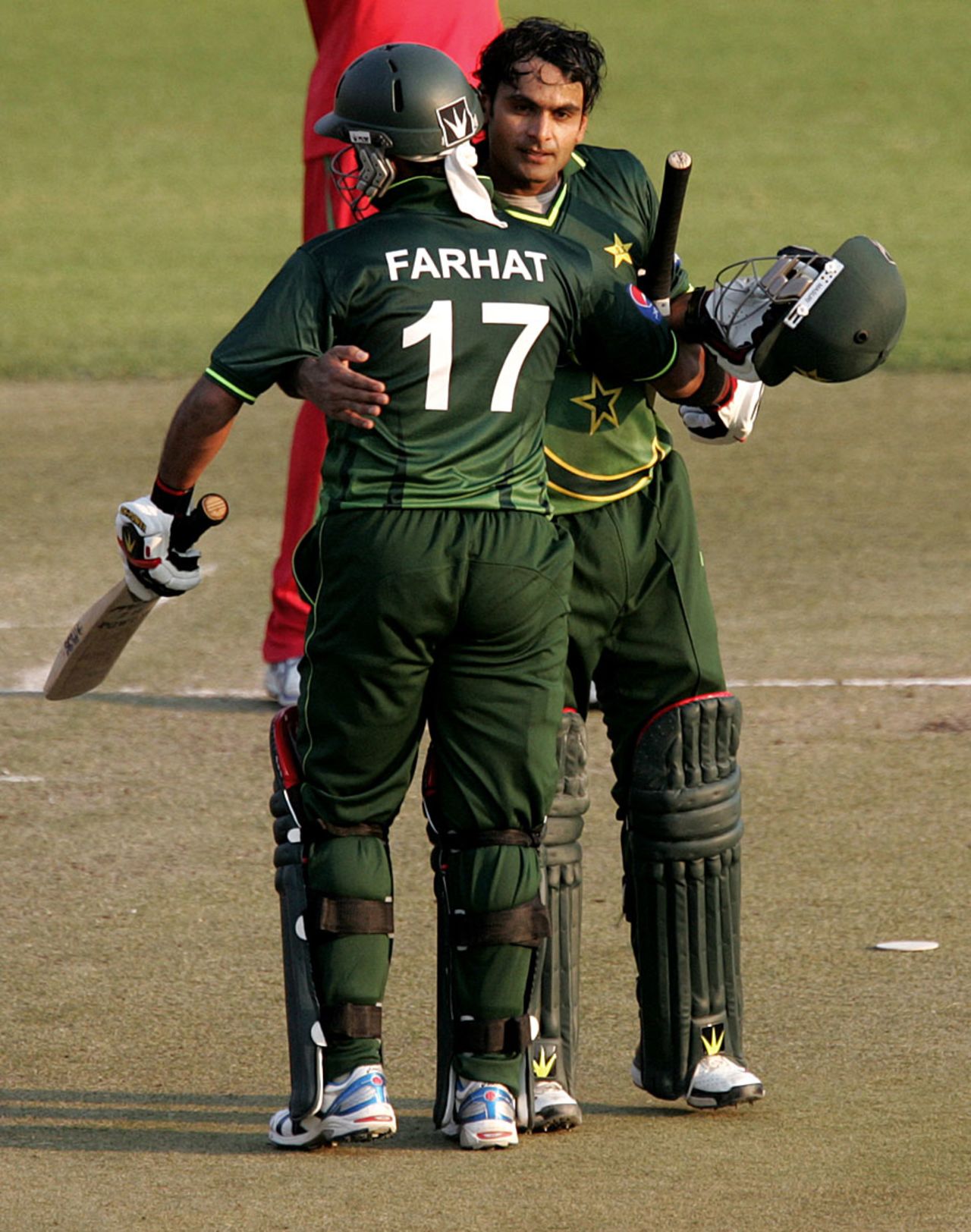 Mohammad Hafeez got to a hundred off 129 balls, Zimbabwe v Pakistan, 2nd ODI, Harare, September 11, 2011 