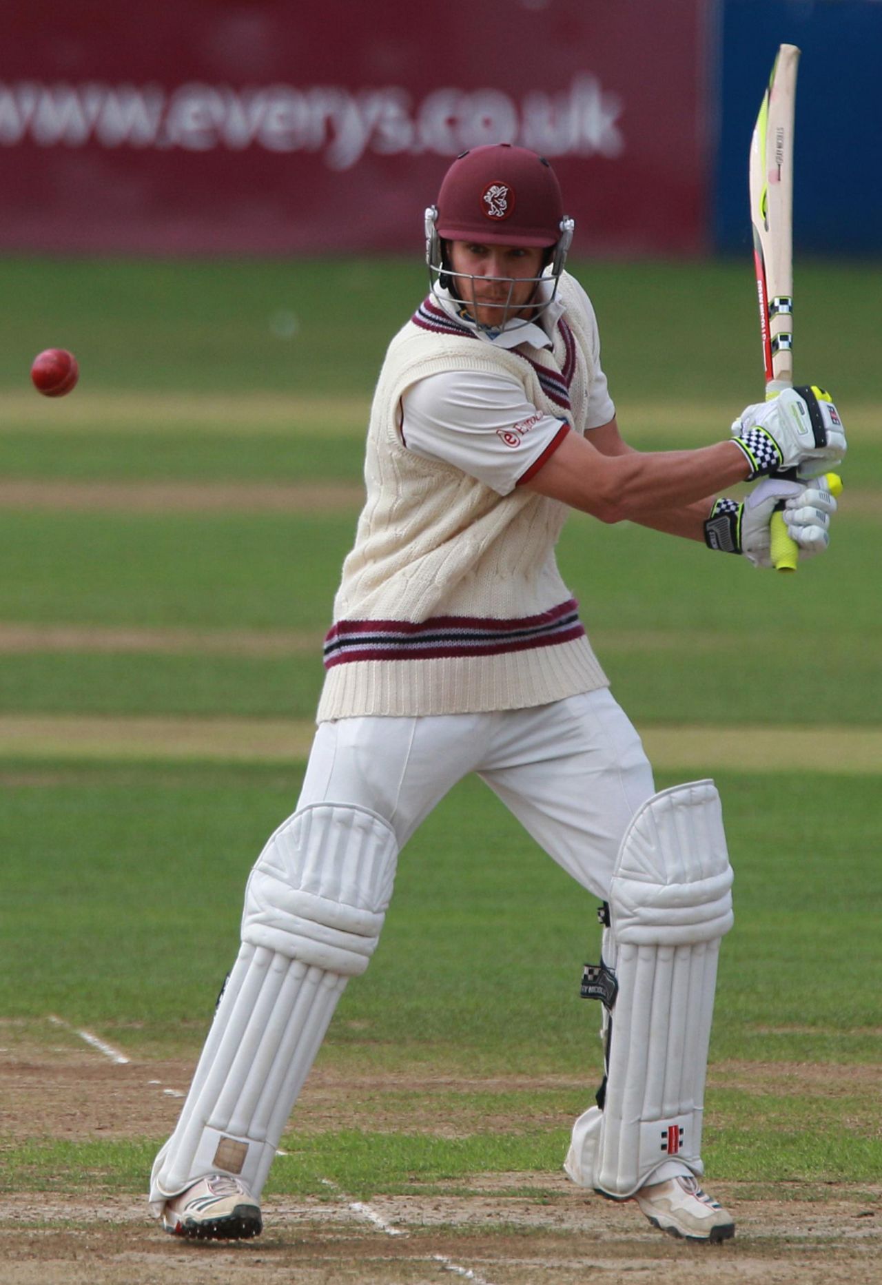 James Hildreth cuts during his hundred against Lancashire, Somerset v Lancashire, County Championship, Division One, Taunton, September 12, 2011