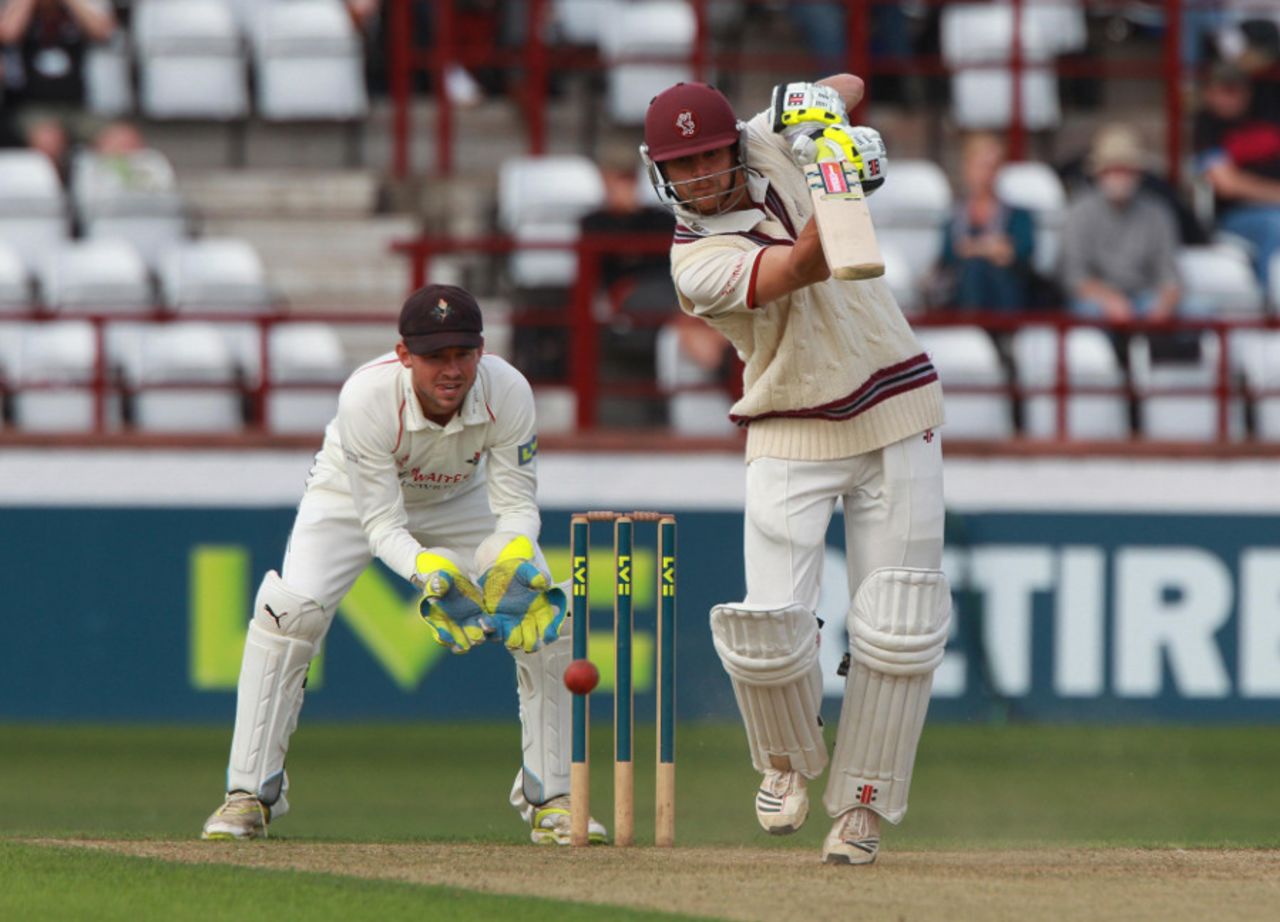 James Hildreth ended the day unbeaten on 161, Somerset v Lancashire, County Championship, Division One, Taunton, September 12, 2011