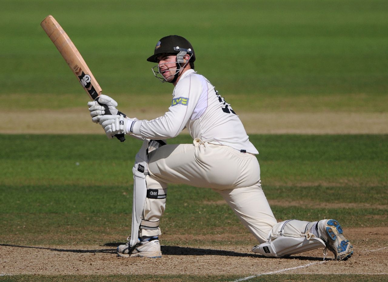 Tom Maynard's hundred helped Surrey to full batting points, Surrey v Derbyshire, County Championship, Division Two, The Oval, September 12, 2011