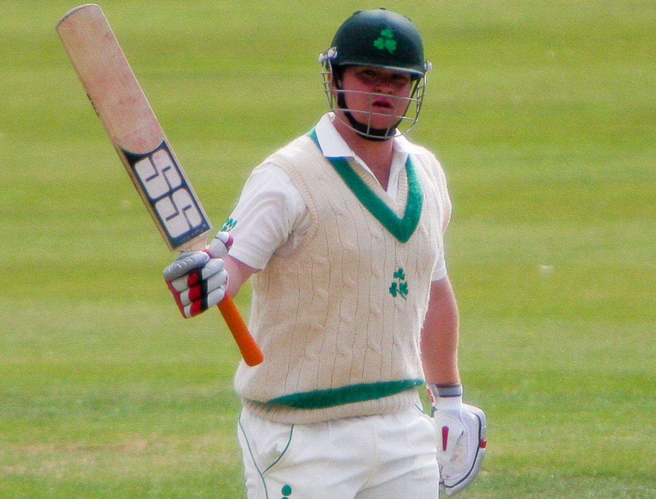 Paul Stirling put Ireland in charge with a century, Ireland v Canada, Intercontinental Cup, 1st day, Dublin, September 13, 2011