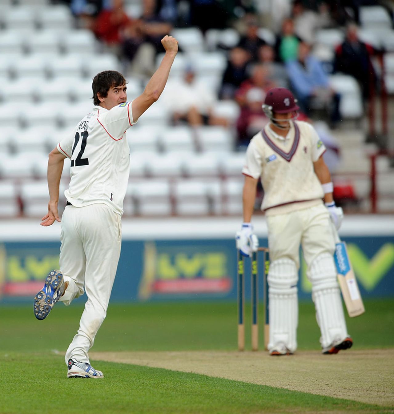Kyle Hogg struck early to boost Lancashire, Somerset v Lancashire, County Championship, Division Two, Taunton, September 13, 2011