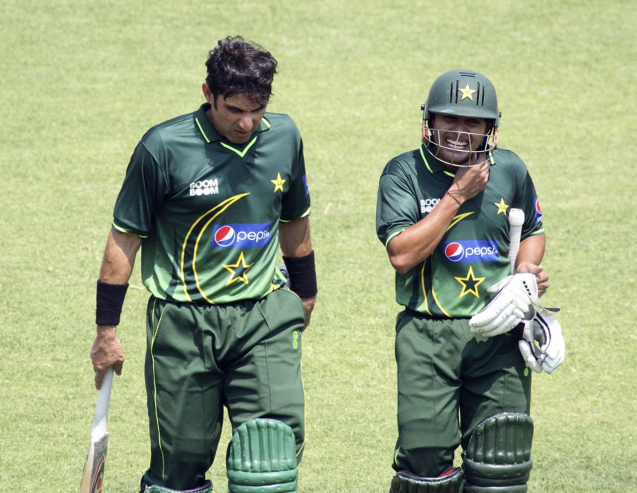 Misbah-ul-Haq and Adnan Akmal added 55, Zimbabwe v Pakistan, 3rd ODI, Harare, September 14, 2011