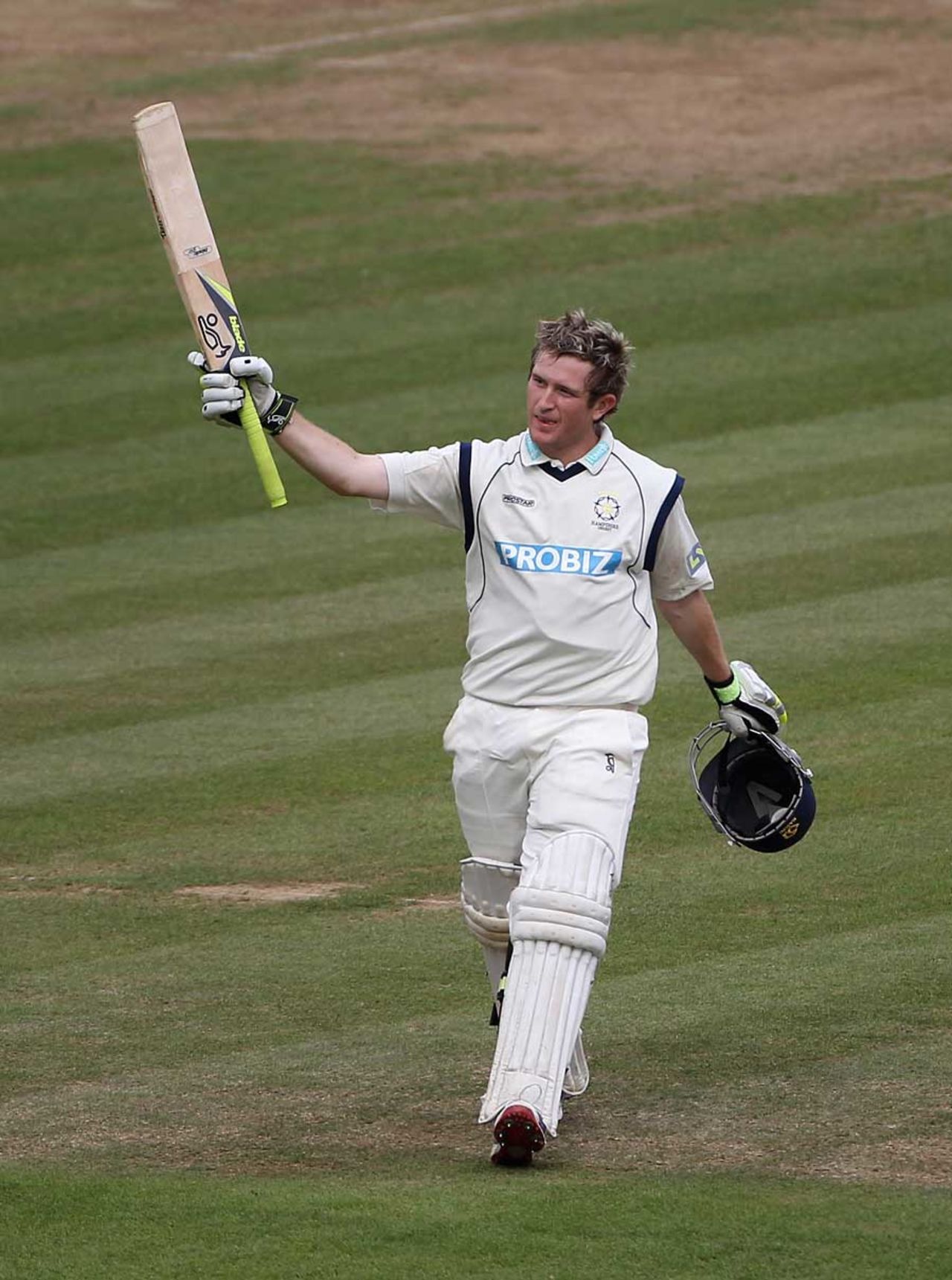 Liam Dawson carried his bat for an unbeaten 152, Warwickshire v Hampshire, County Championship, Division One, Rose Bowl, September 14, 2011