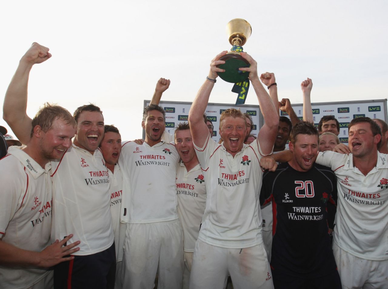 Lancashire won the County Championship for the first time in 77 years, Somerset v Lancashire, County Championship, Division One, Taunton, September 15, 2011