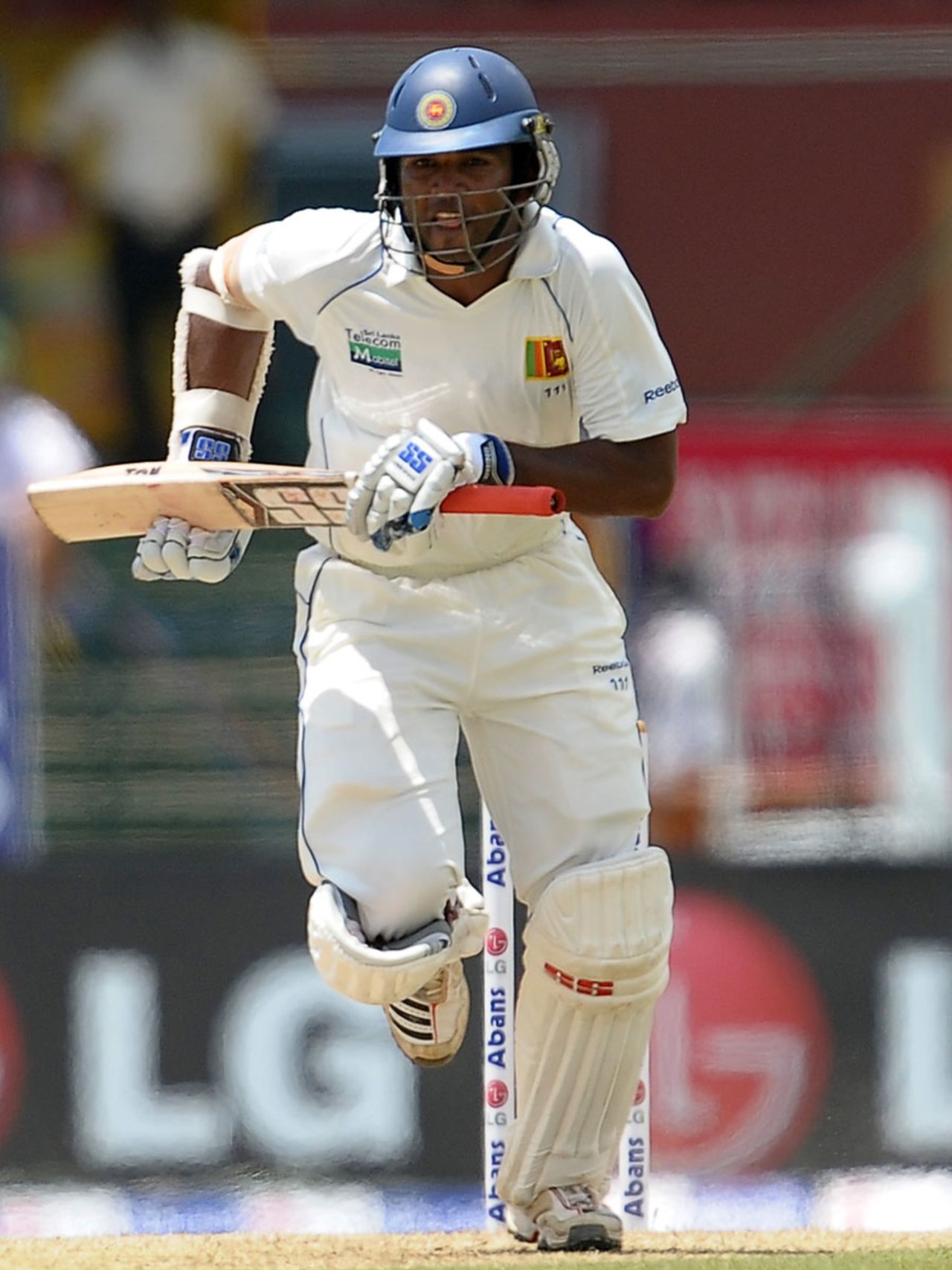 Tharanga Paranavitana takes a run, Sri Lanka v Australia, 3rd Test, SSC, Colombo, 2nd day, September 17, 2011