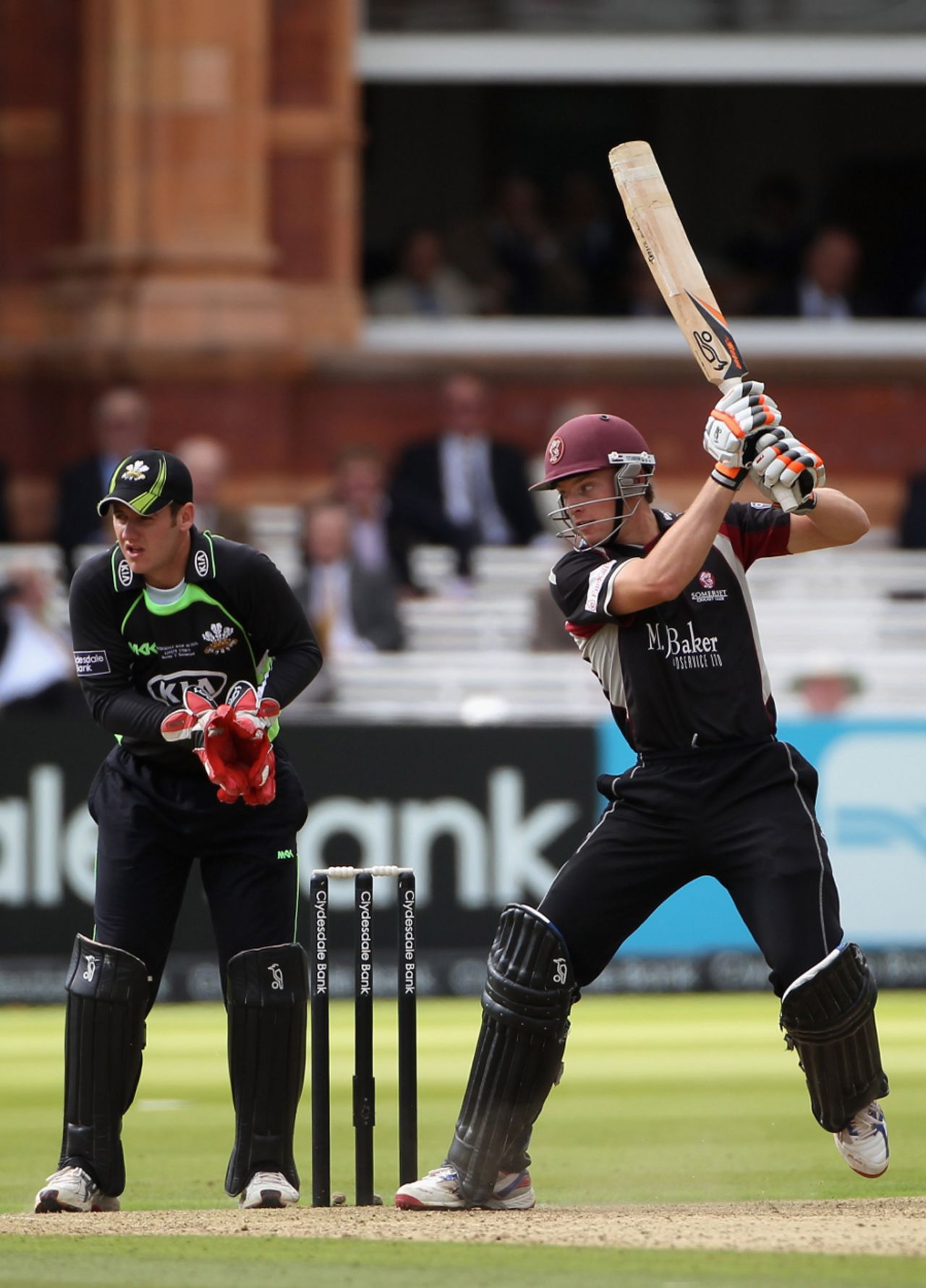 Jos Buttler cuts during his fifty in the CB40 final, Somerset v Surrey, CB40 final, Lord's, September 17 2011