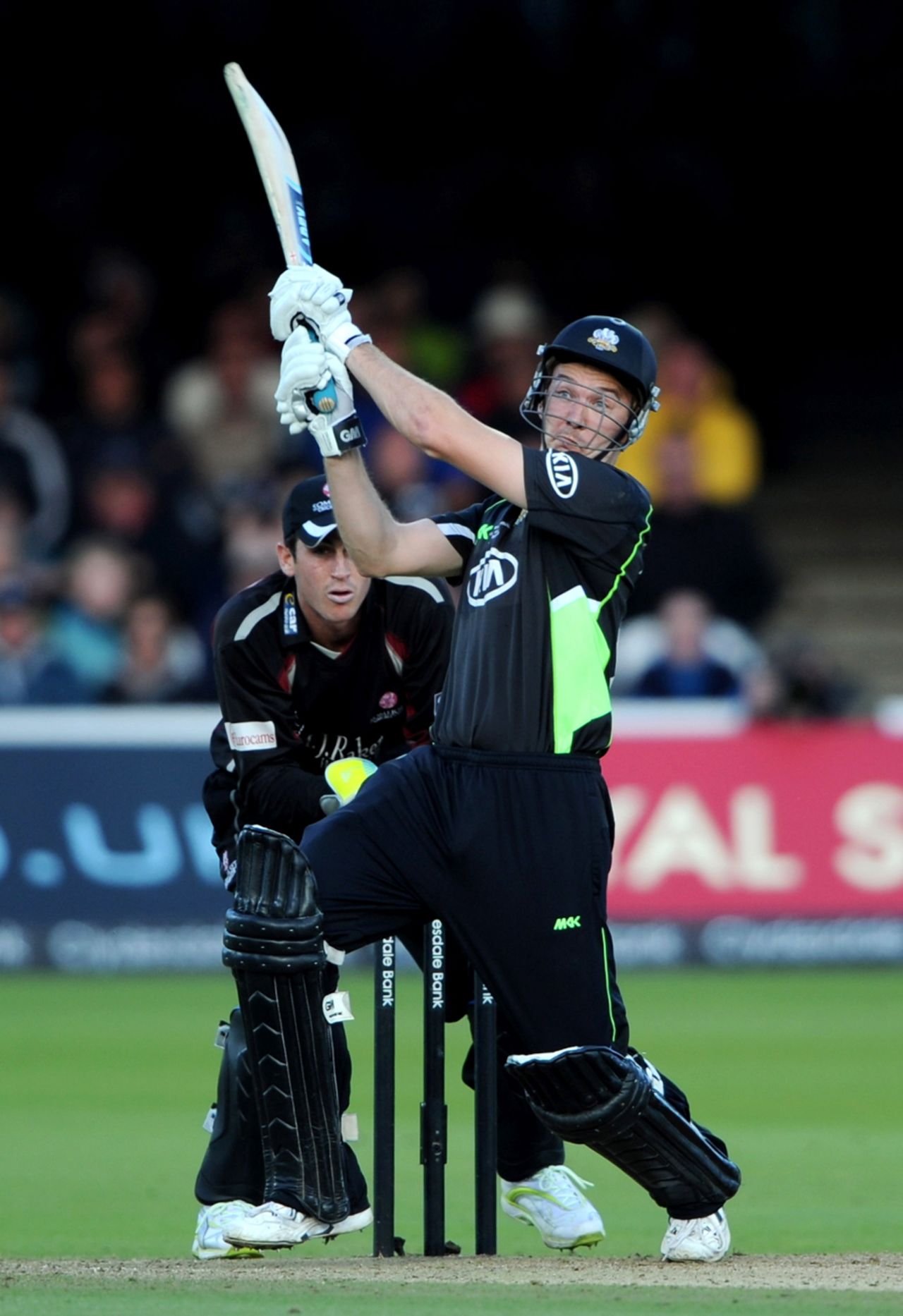 Chris Schofield played a few big shots in his cameo innings, Somerset v Surrey, CB40 final, Lord's, September 17 2011