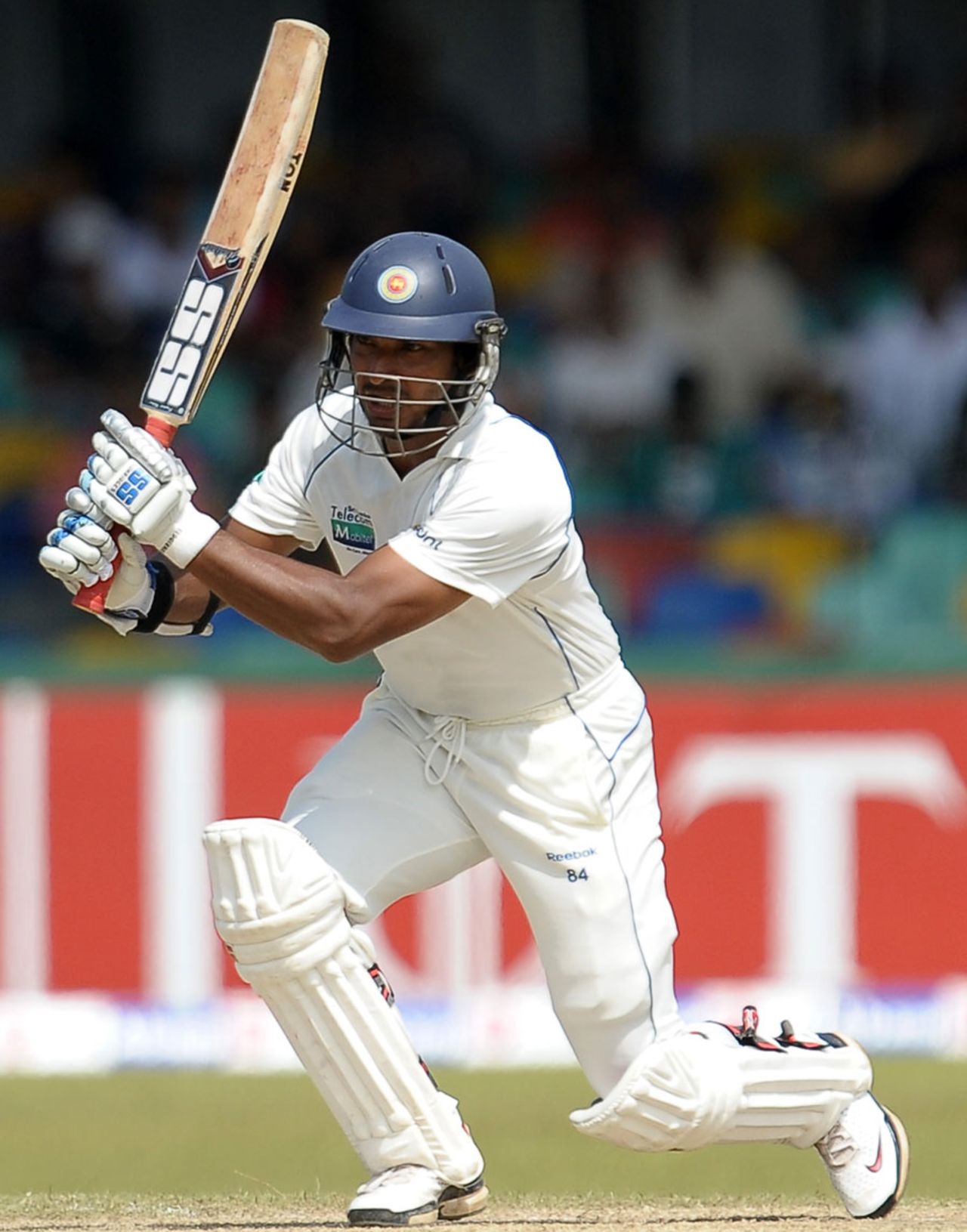 Kumar Sangakkara scored 79 before he was dismissed by Peter Siddle, Sri Lanka v Australia, 3rd Test, SSC, Colombo, 3rd day, September 18, 2011