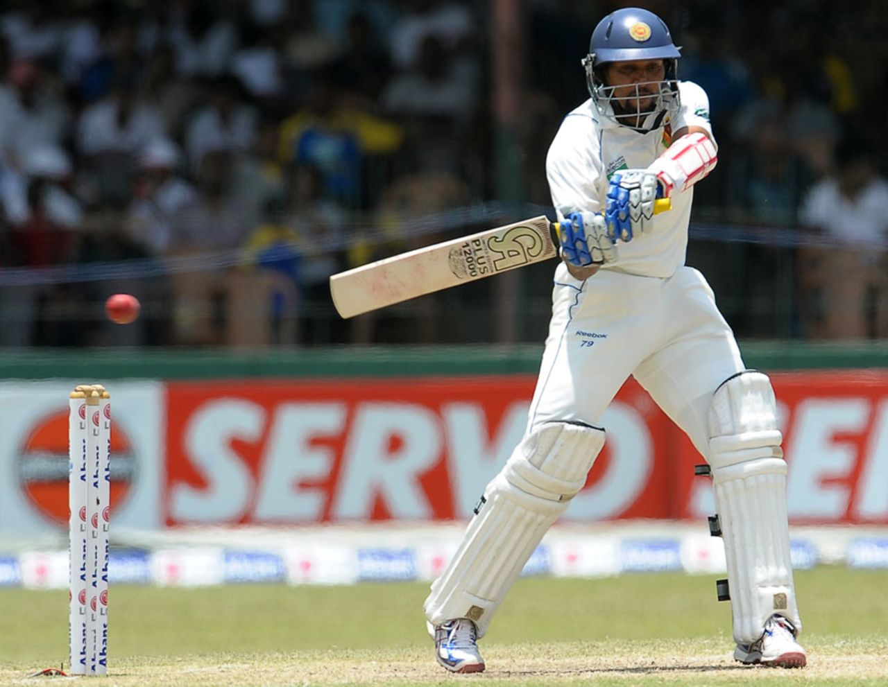 Tillakaratne Dilshan reached his half-century off 70 balls, Sri Lanka v Australia, 3rd Test, SSC, Colombo, 3rd day, September 18, 2011