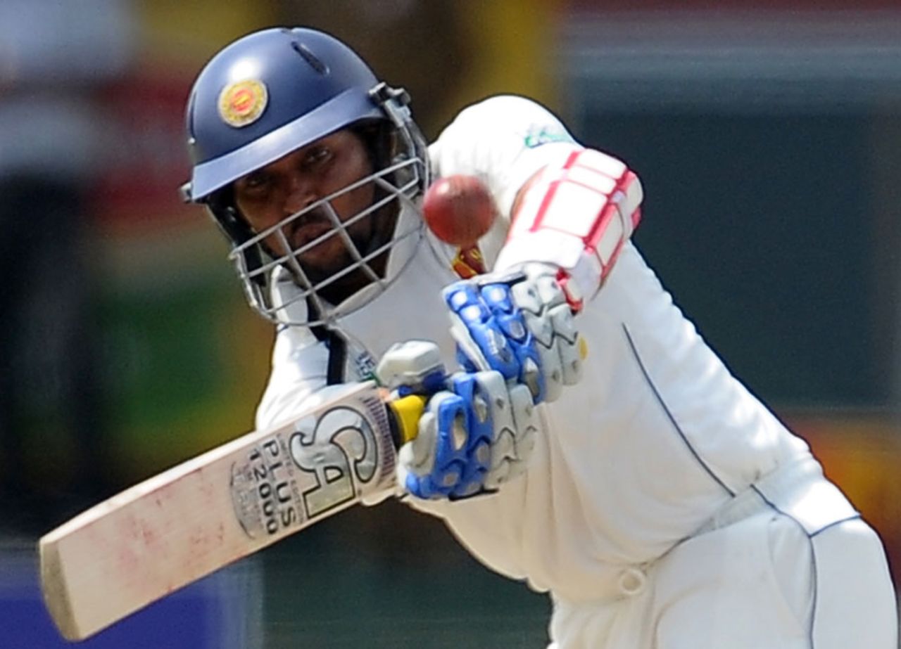Tillakaratne Dilshan scored 83 before he was dismissed, Sri Lanka v Australia, 3rd Test, SSC, Colombo, 3rd day, September 18, 2011