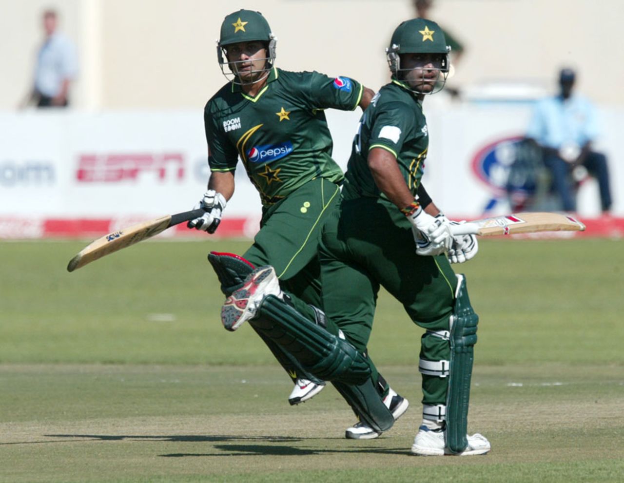Mohammad Hafeez and Umar Akmal added 59, Zimbabwe v Pakistan, 2nd Twenty20, Harare, September 18, 2011