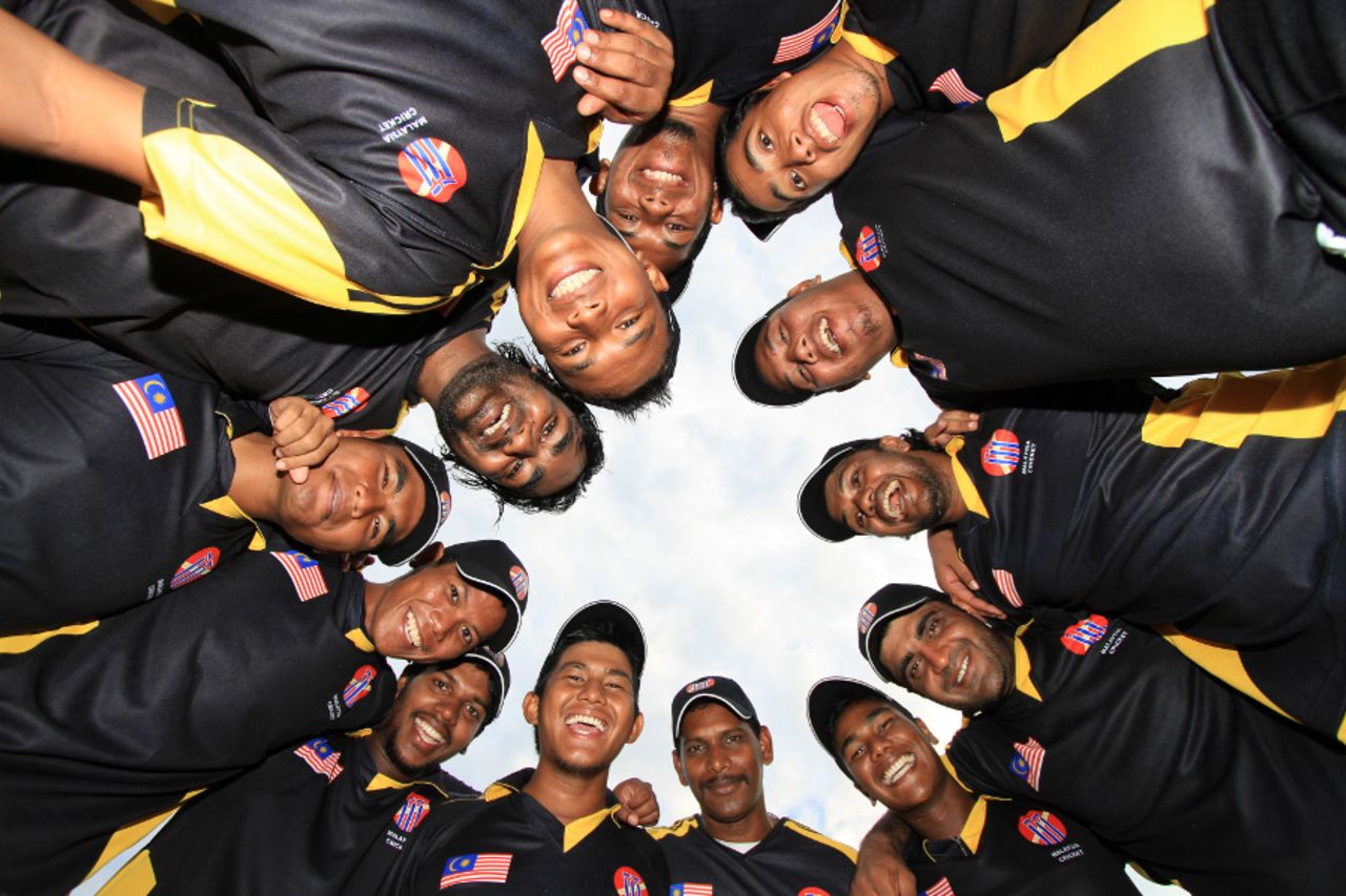Malaysia celebrate their win over Nigeria, Malaysia v Nigeria, World Cricket League Division Six, Kuala Lumpur, September 18 2011