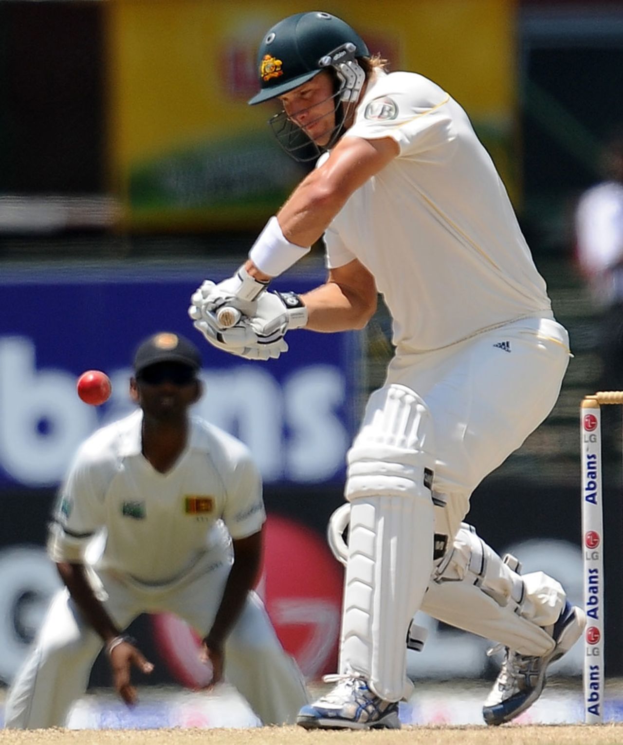 Shane Watson scored 21 before he was dismissed, Sri Lanka v Australia, 3rd Test, SSC, Colombo, 4th day, September 19, 2011