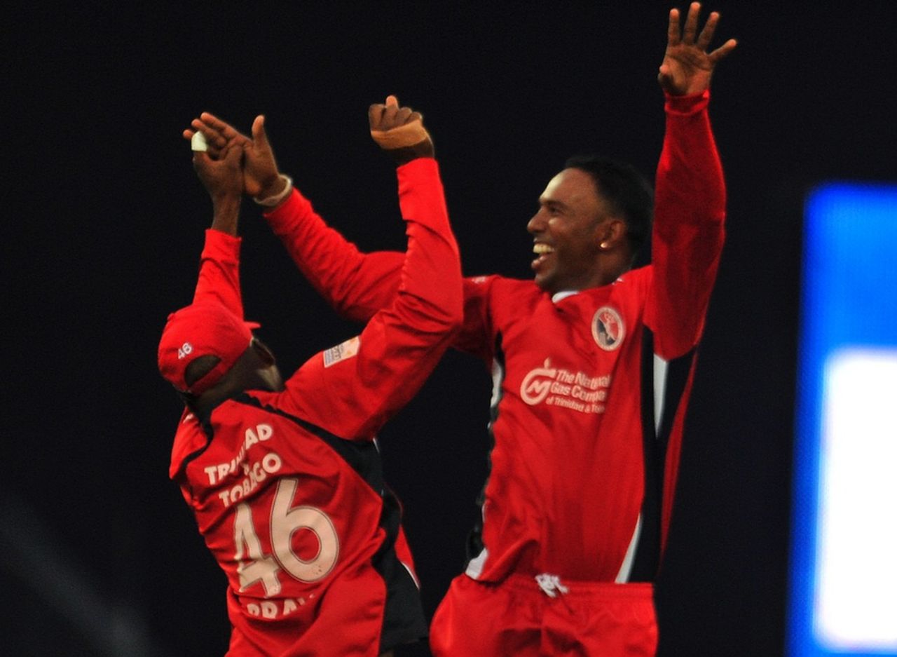 Samuel Badree took 2 for 7 in four overs, Leicestershire v Trinidad &Tobago, CLT20 qualifier, Hyderabad, September 20, 2011