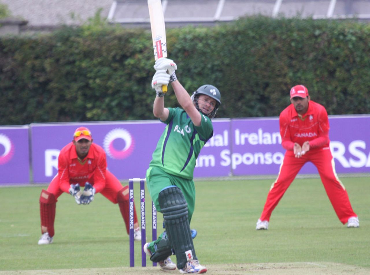 William Porterfield played his way to 67 off 75 balls, Ireland v Canada, Intercontinental Cup ODI, Dublin, September 19, 2011