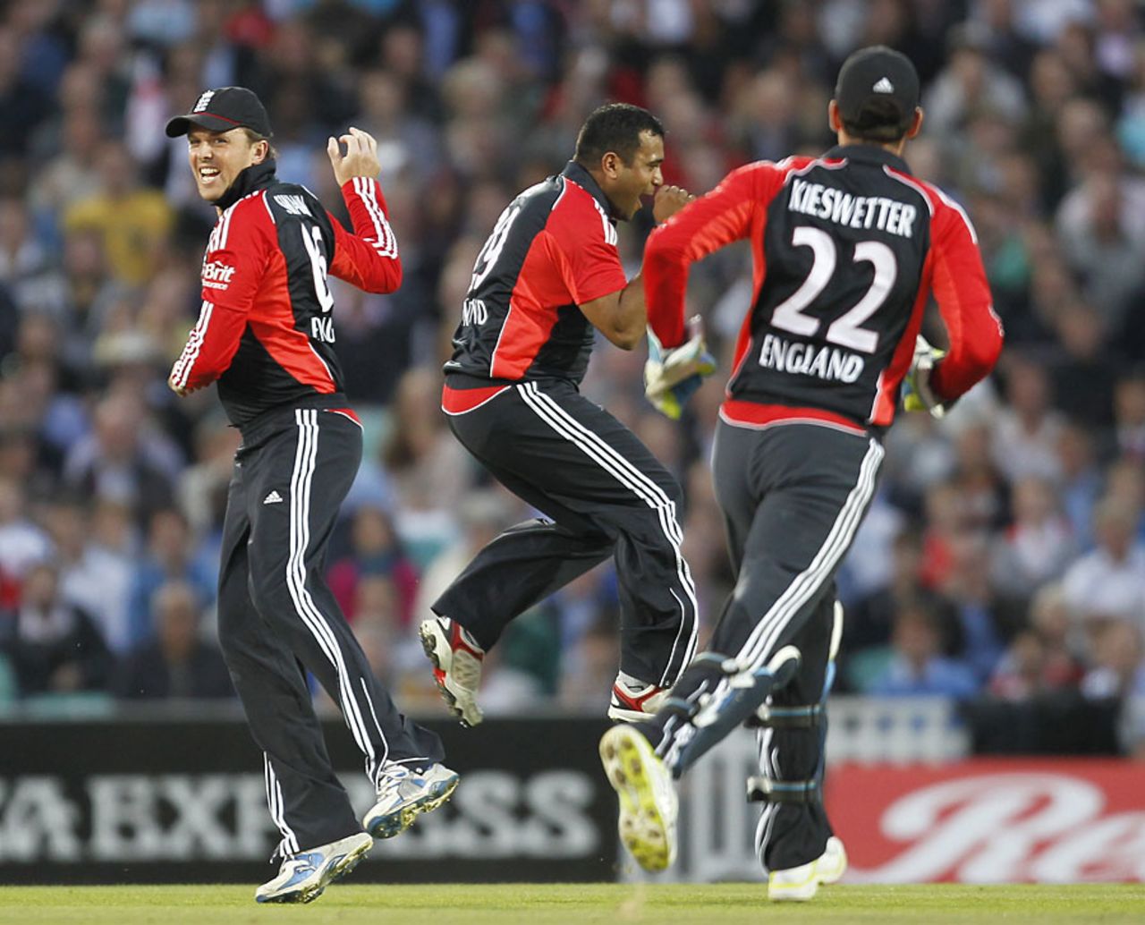 Samit Patel made the breakthrough after a rapid start from West Indies, England v West Indies, 1st Twenty20, The Oval, September 23, 2011