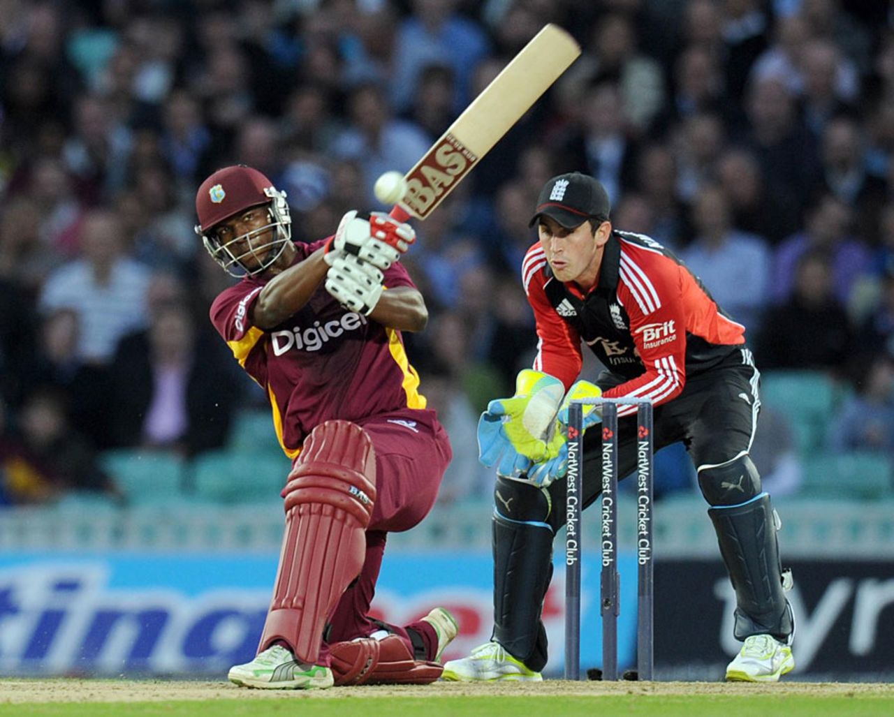 Johnson Charles made 36 on his debut, England v West Indies, 1st Twenty20, The Oval, September 23, 2011