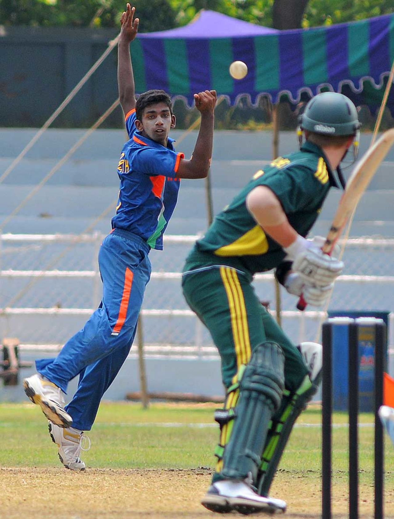 Baba Aparajith bagged five wickets, India Under-19 v Australia Under-19, Quadrangular Under-19 series, Visakhapatnam, September 27, 2011