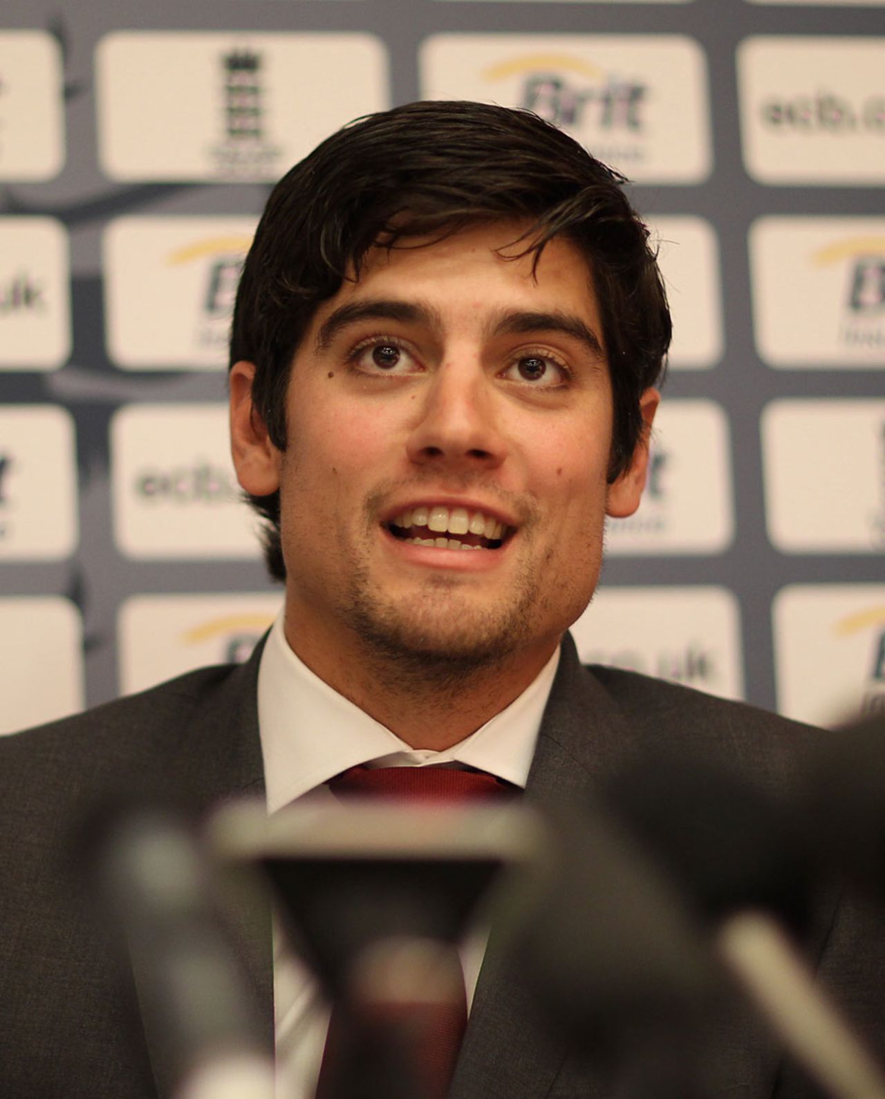 Alastair Cook is aware of the challenges posed by a series in India, Heathrow, October 3, 2011