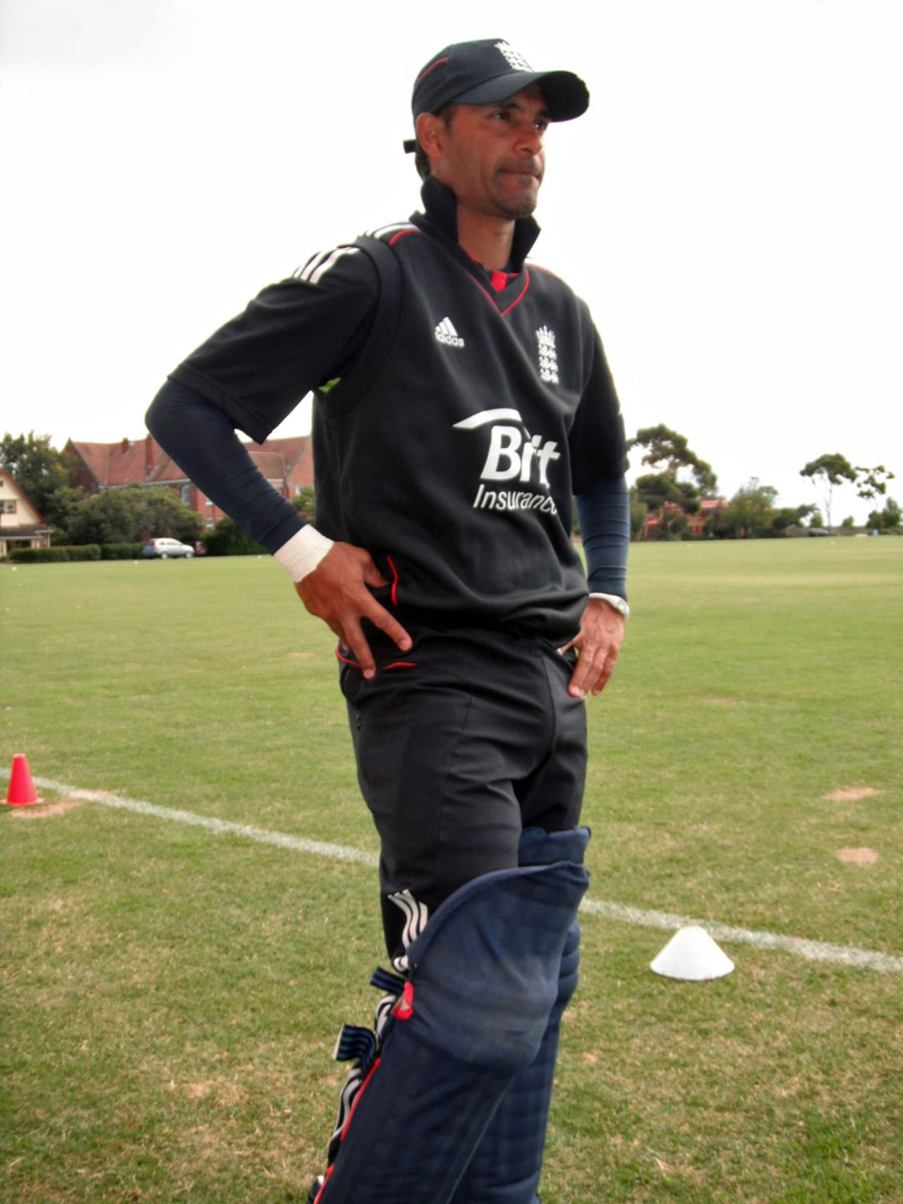 Umesh Valjee in his England gear
