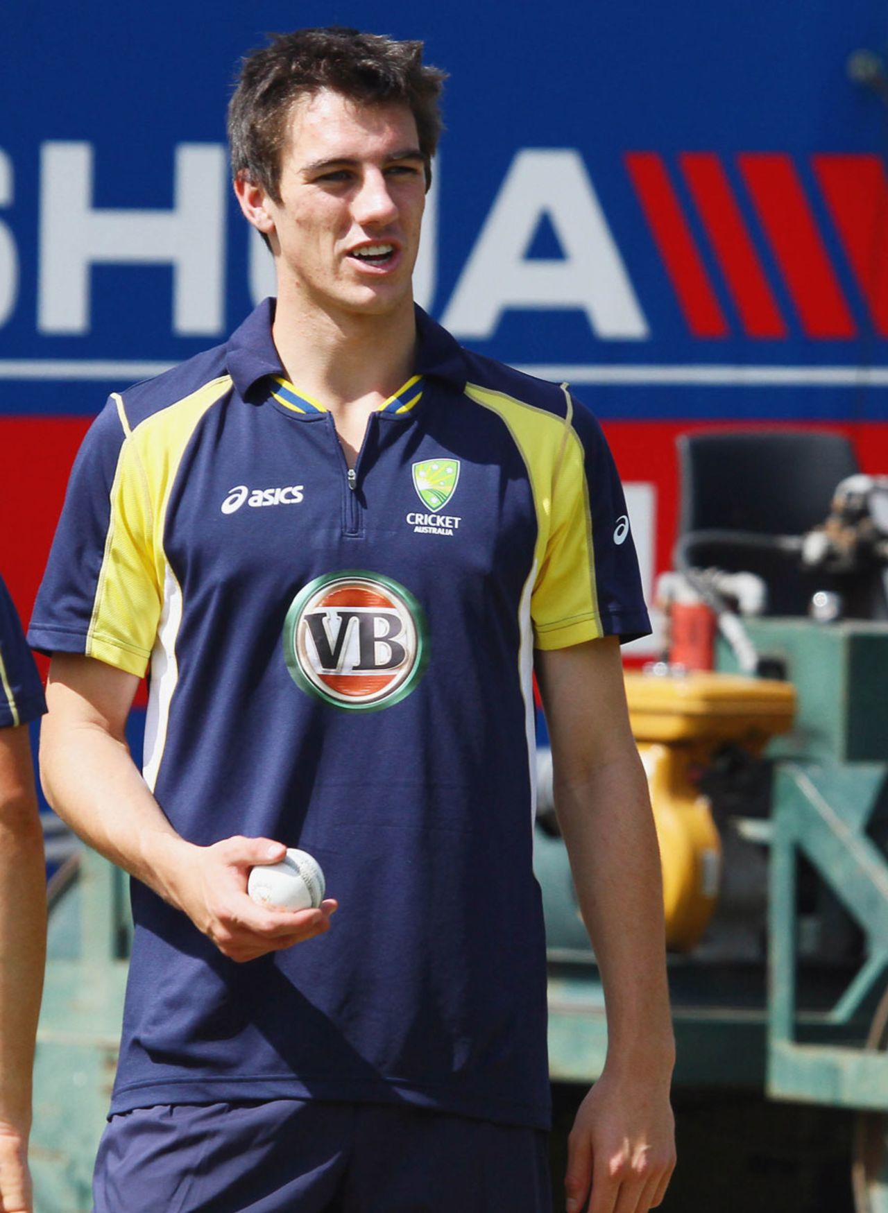Patrick Cummins at Australia's training session, Cape Town, October 12, 2011