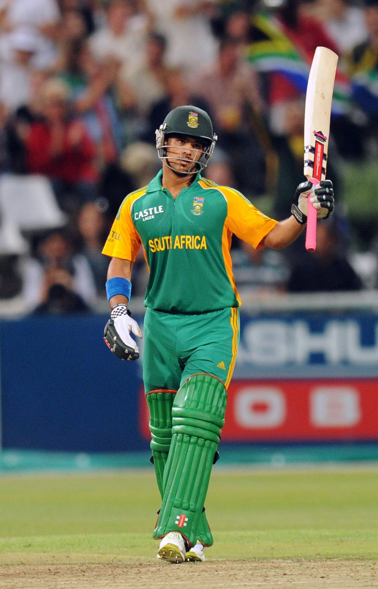 JP Duminy reached his half-century from 47 balls, South Africa v Australia, 1st Twenty20, Cape Town, October 13, 2011