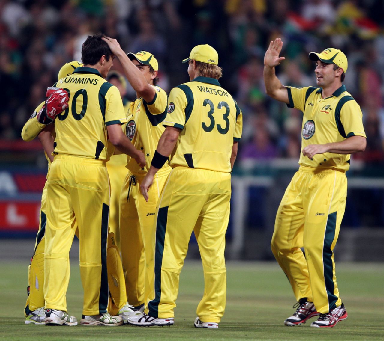 Pat Cummins picked up three wickets in an over, on debut, to rattle South Africa, South Africa v Australia, 1st Twenty20, Cape Town, October 13, 2011