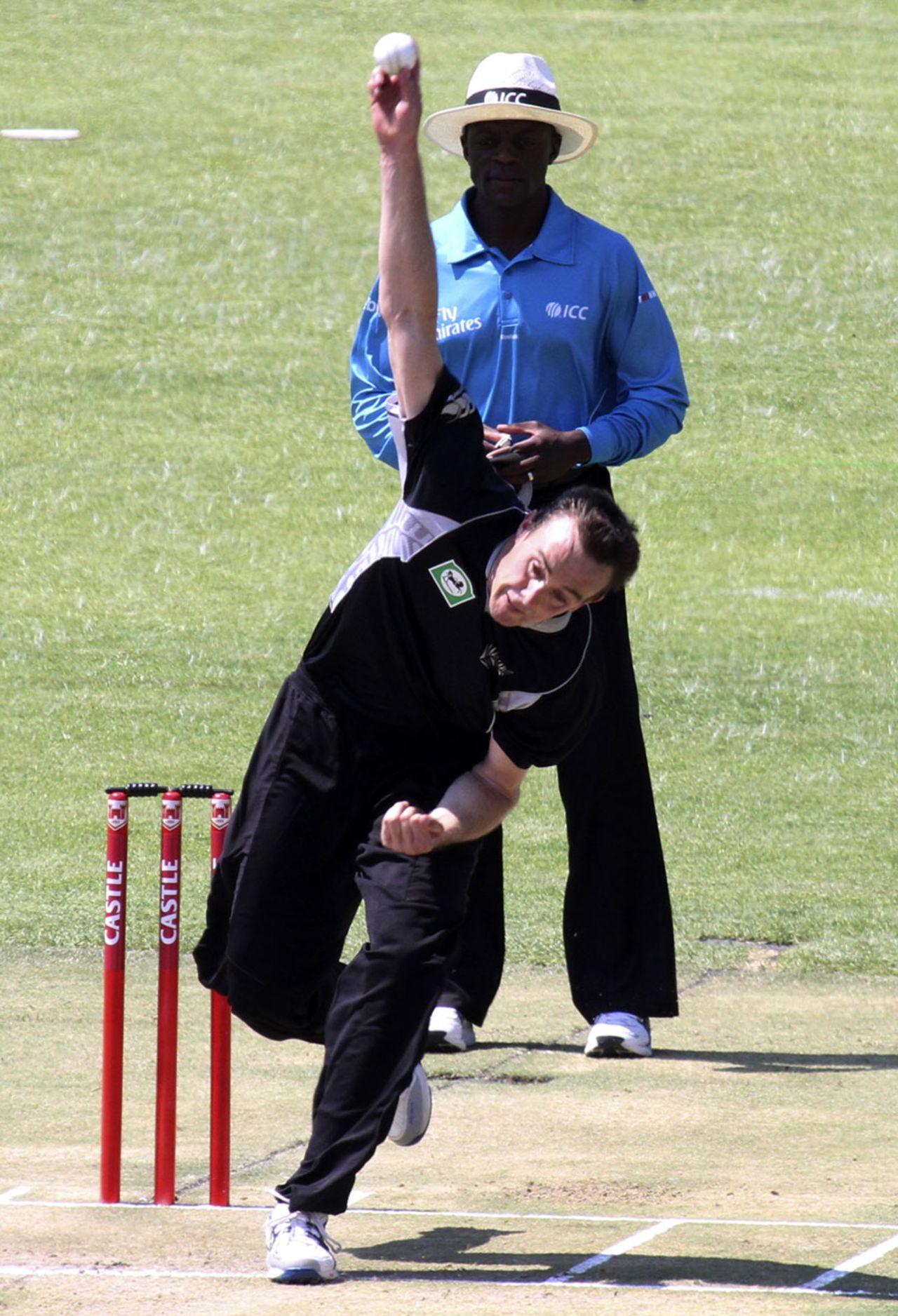 Graeme Aldridge bowled impressively on debut, Zimbabwe v New Zealand, 2nd ODI, Harare, October 22, 2011 