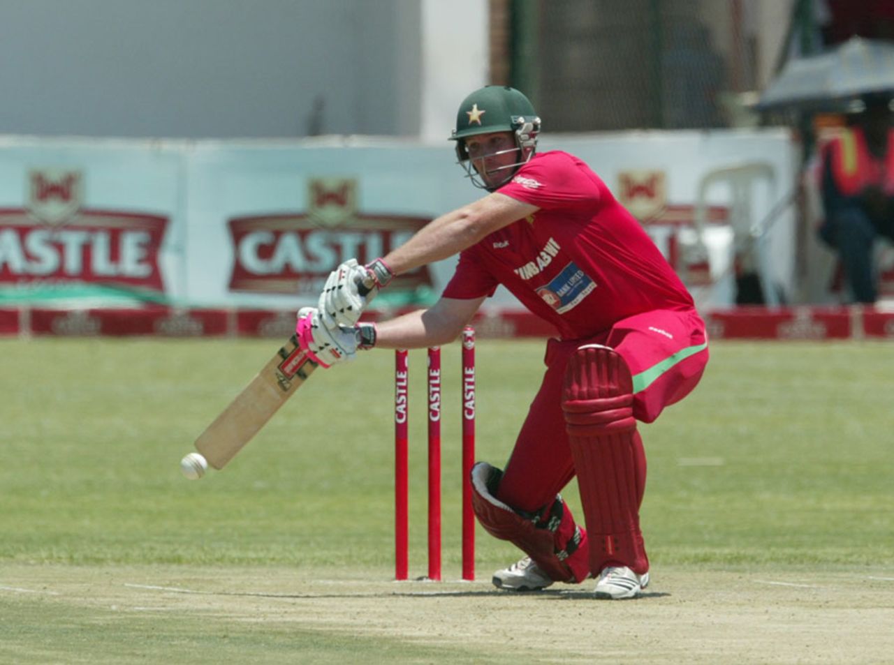 Brendan Taylor drives on his way to a century, Zimbabwe v New Zealand, 2nd ODI, Harare, October 22, 2011 