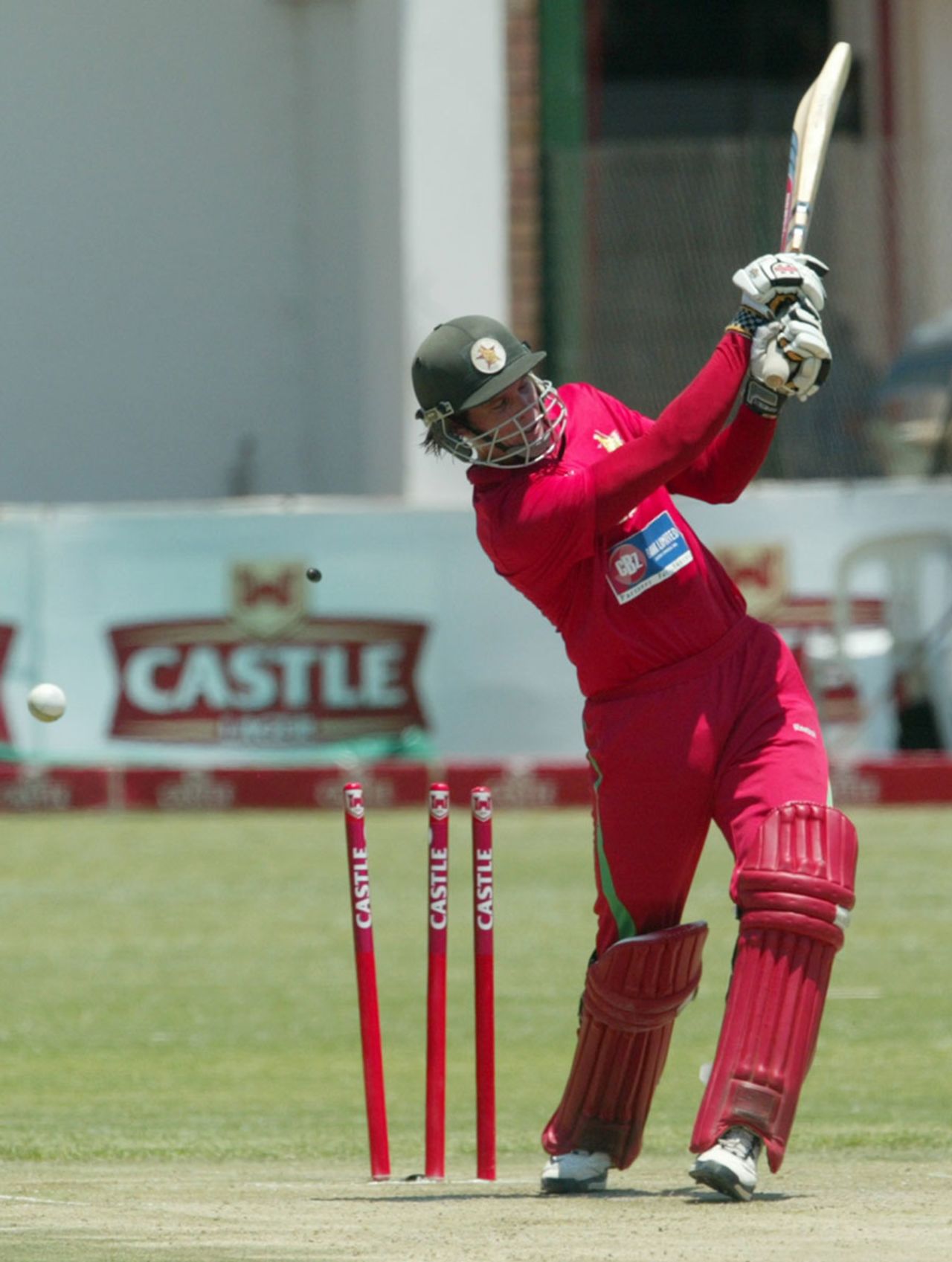 Malcolm Waller was bowled after a quick 42, Zimbabwe v New Zealand, 2nd ODI, Harare, October 22, 2011 