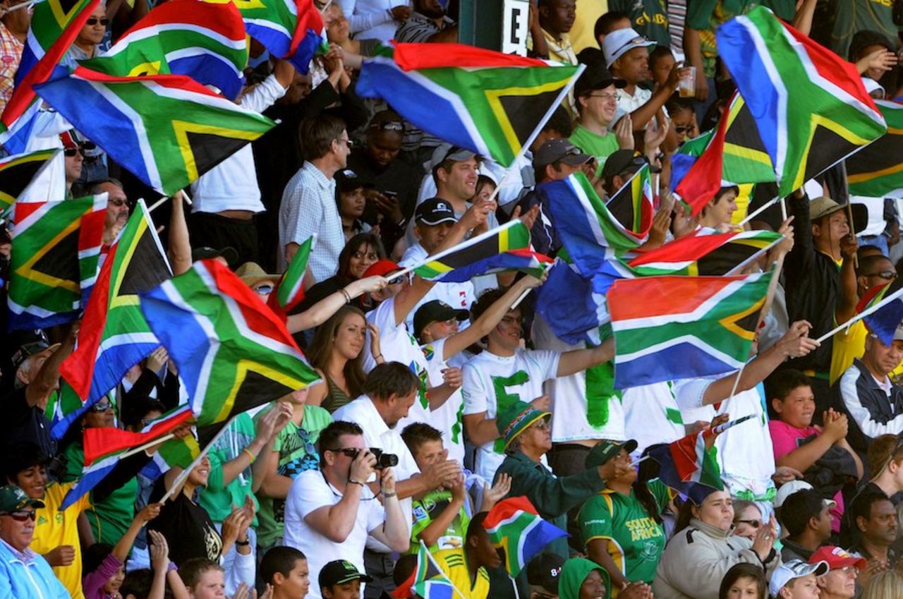 Strong support for South Africa at St. George's Park, South Africa v Australia, 2nd ODI, Port Elizabeth, October 23, 2011
