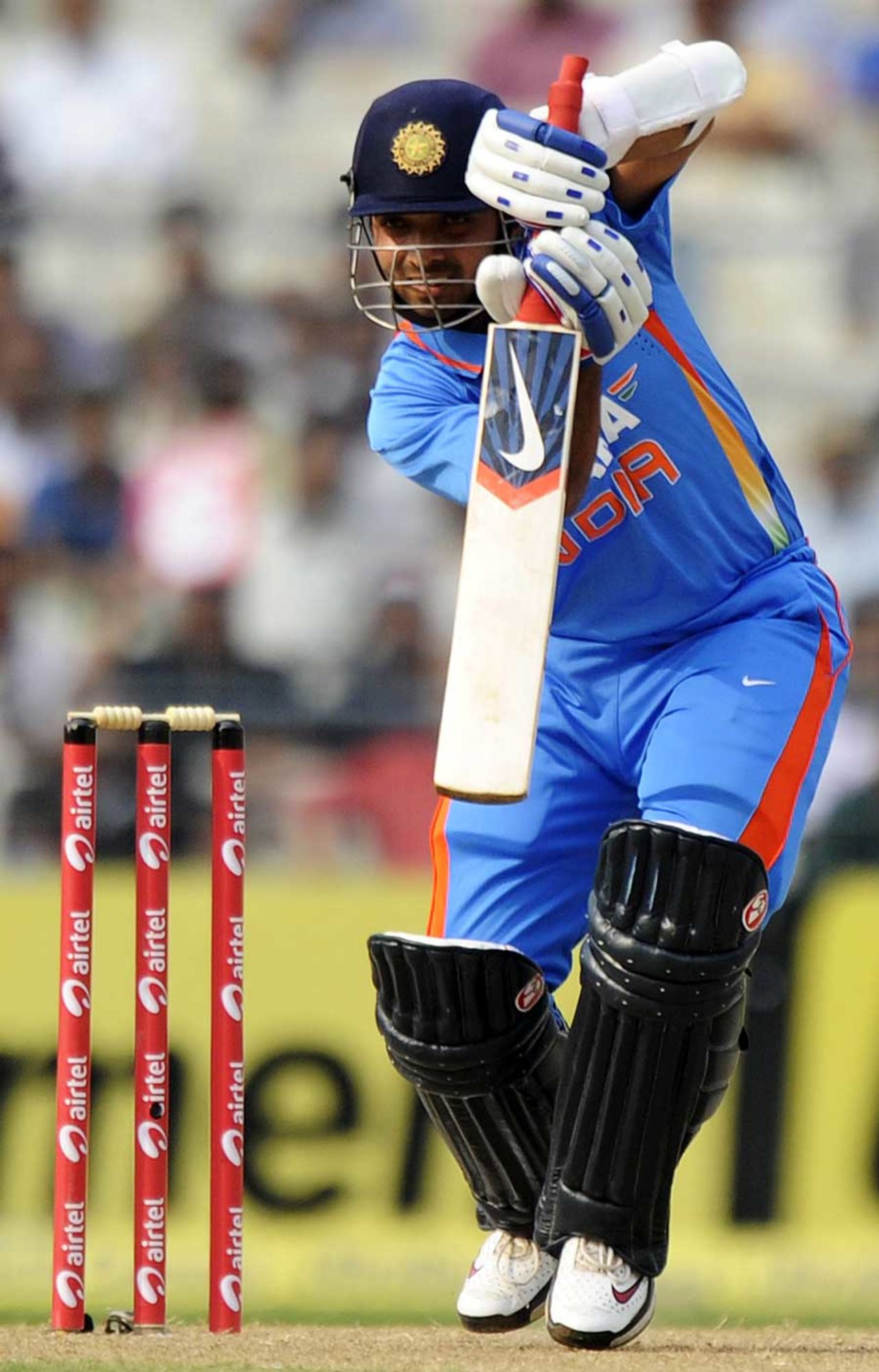 Ajinkya Rahane helped give India a solid start, India v England, 5th ODI, Kolkata, October 25, 2011