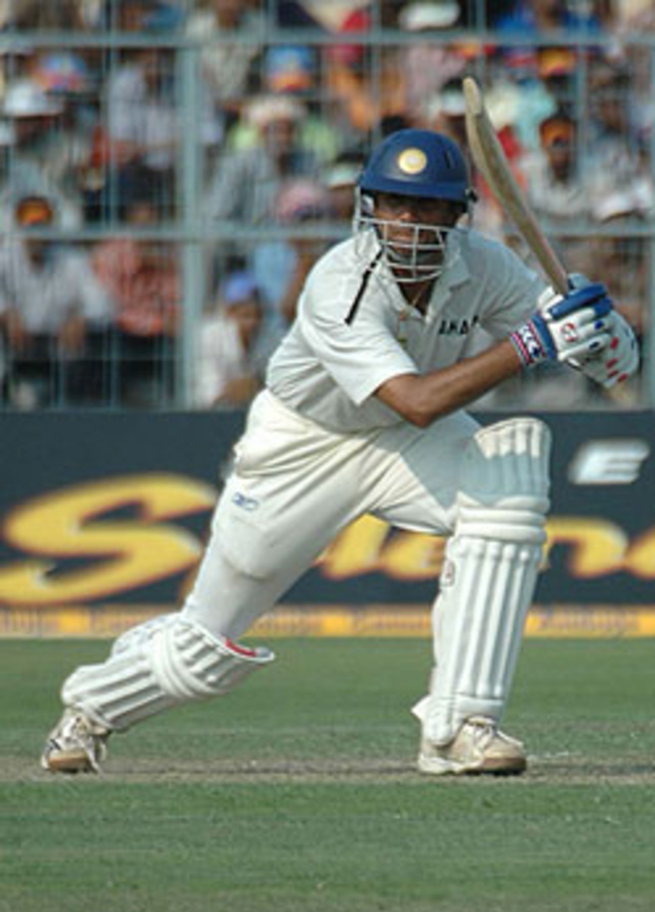 Not content with a hundred in the first innings, Rahul Dravid was at the Pakistanis once again. This time, with his team trying to force a win, Dravid made a brilliant 135. By virtue of scoring hundreds in both innings, Dravid became the second Indian after Sunil Gavaskar, to score a century in both innings of a test match on more than one occasion., 2nd Test: India v Pakistan at Kolkata, 16-20 Mar 2005