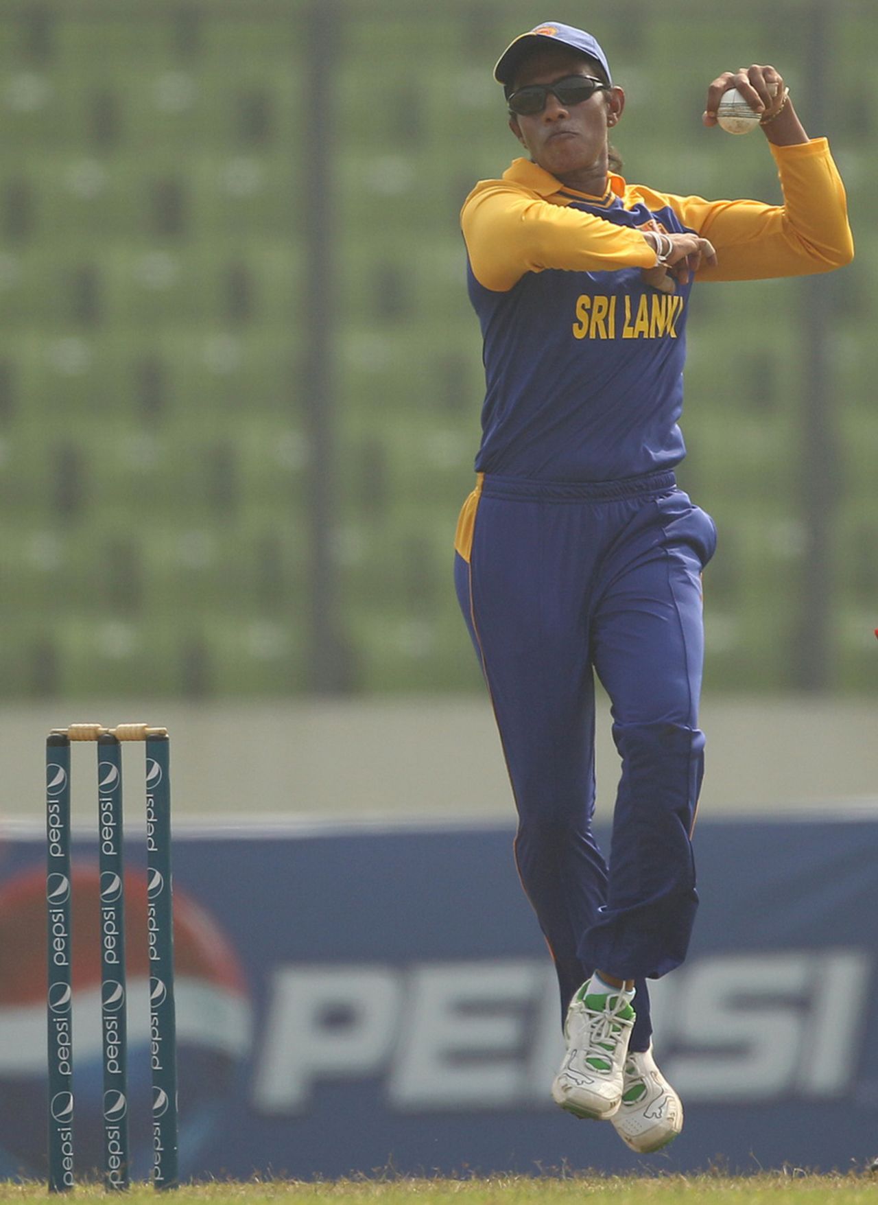 Suwini de Alwis struck twice in Sri Lanka's win over Netherlands, Netherlands Women v Sri Lanka Women, Group A match, ICC Women's World Cup Qualifier, Mirpur, November 15, 2011