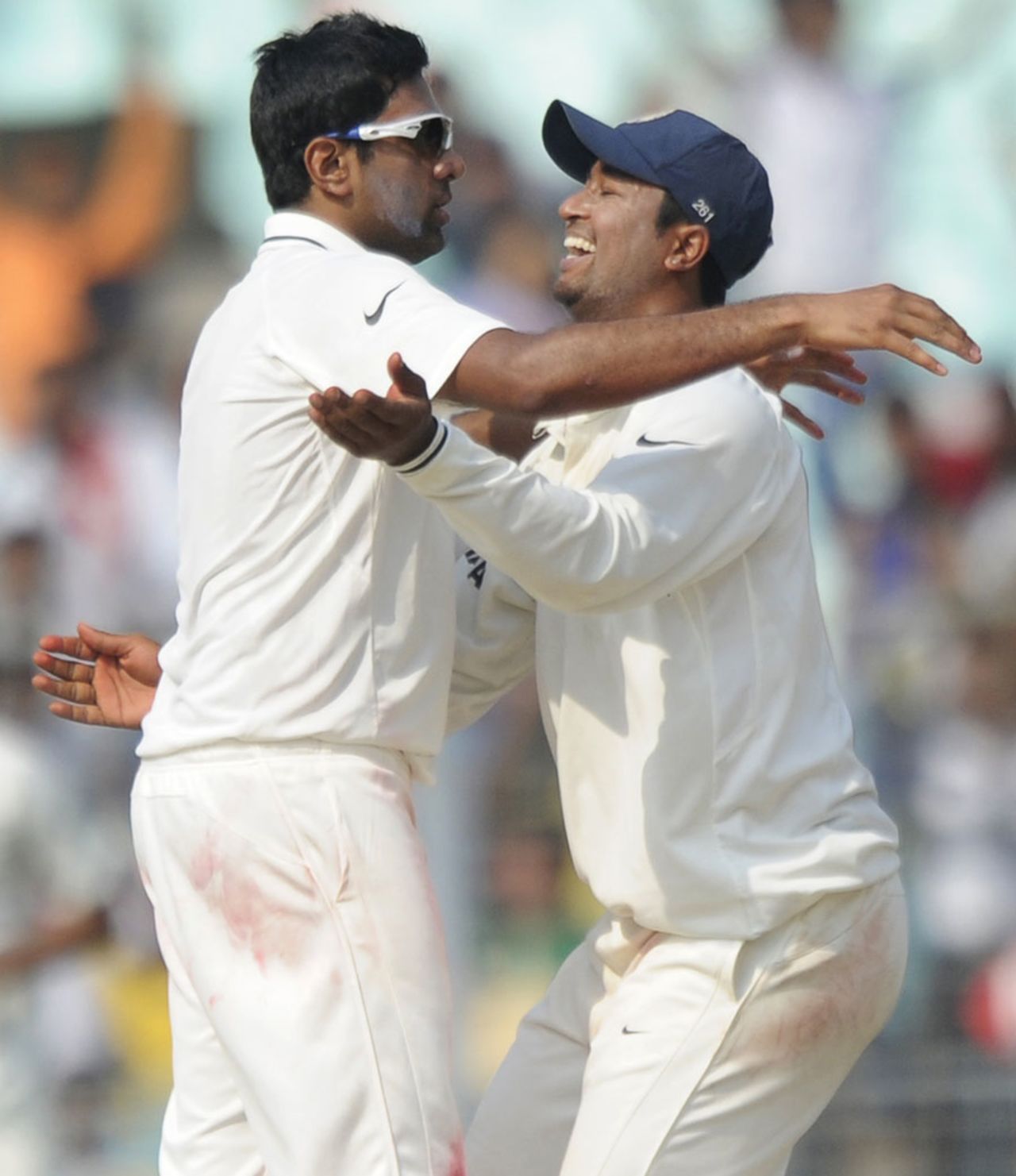 R Ashwin and Pragyan Ojha struck four times in quick succession, India v West Indies, 2nd Test, Kolkata, 4th day, November 17, 2011